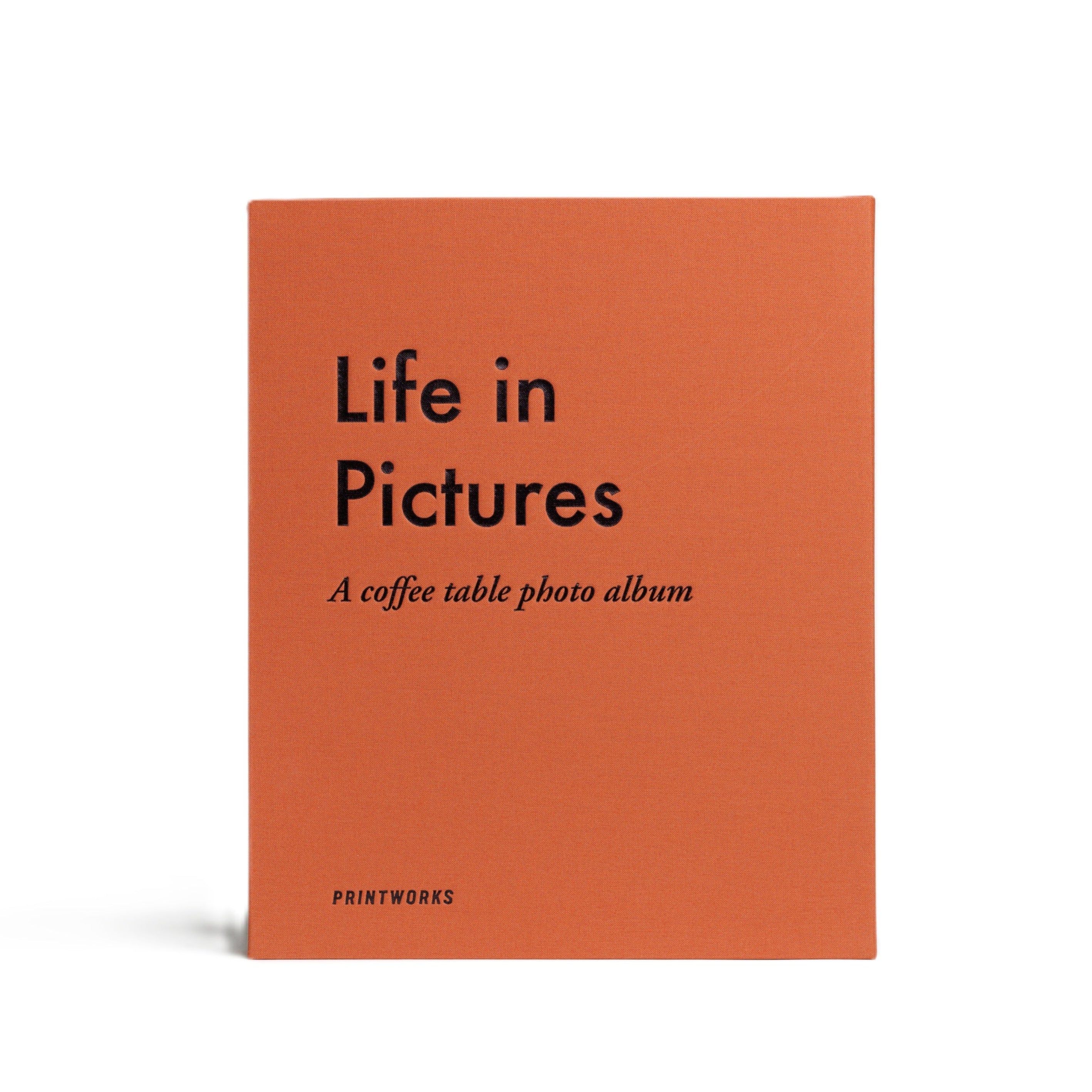 LIFE IN PICTURES Photo Album Orange