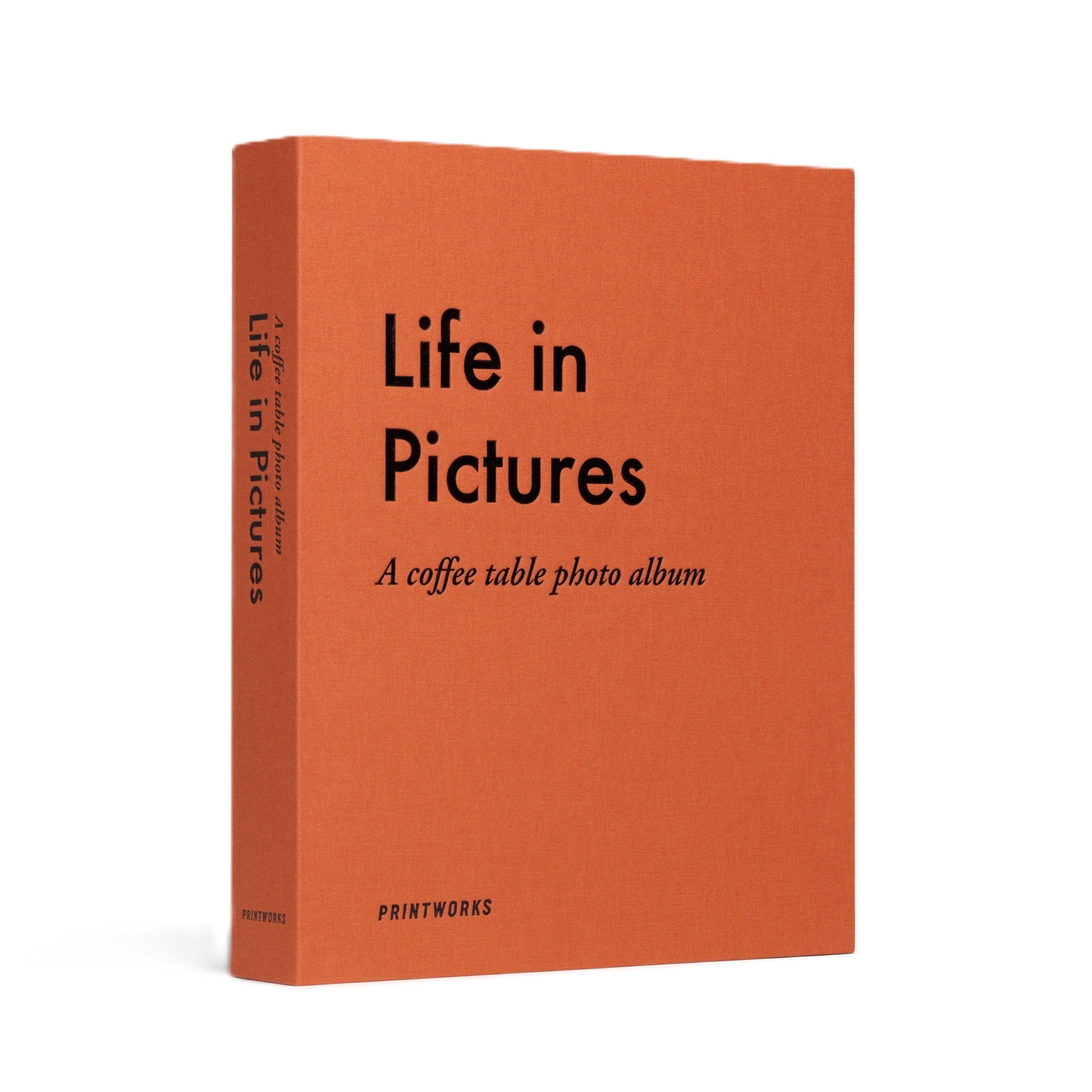 LIFE IN PICTURES Photo Album Orange