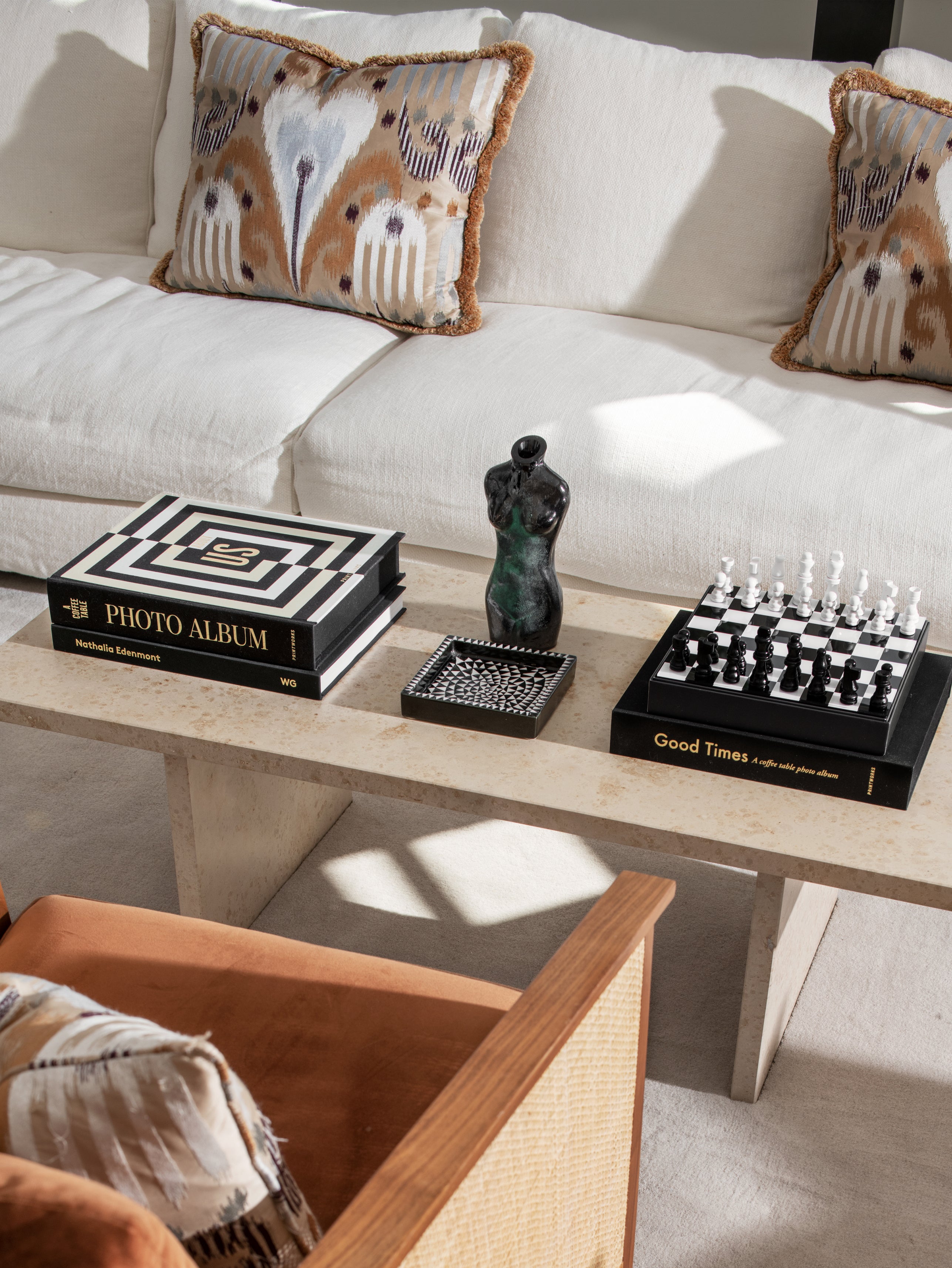 Schachspiel ART OF CHESS navy