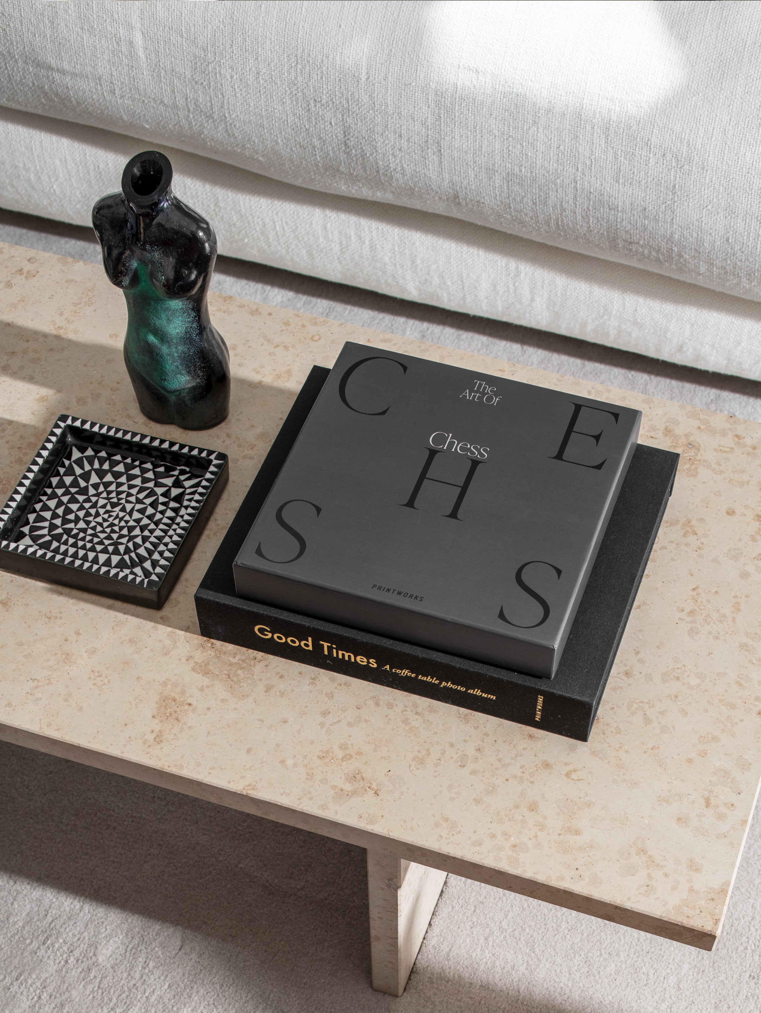 Schachspiel ART OF CHESS navy