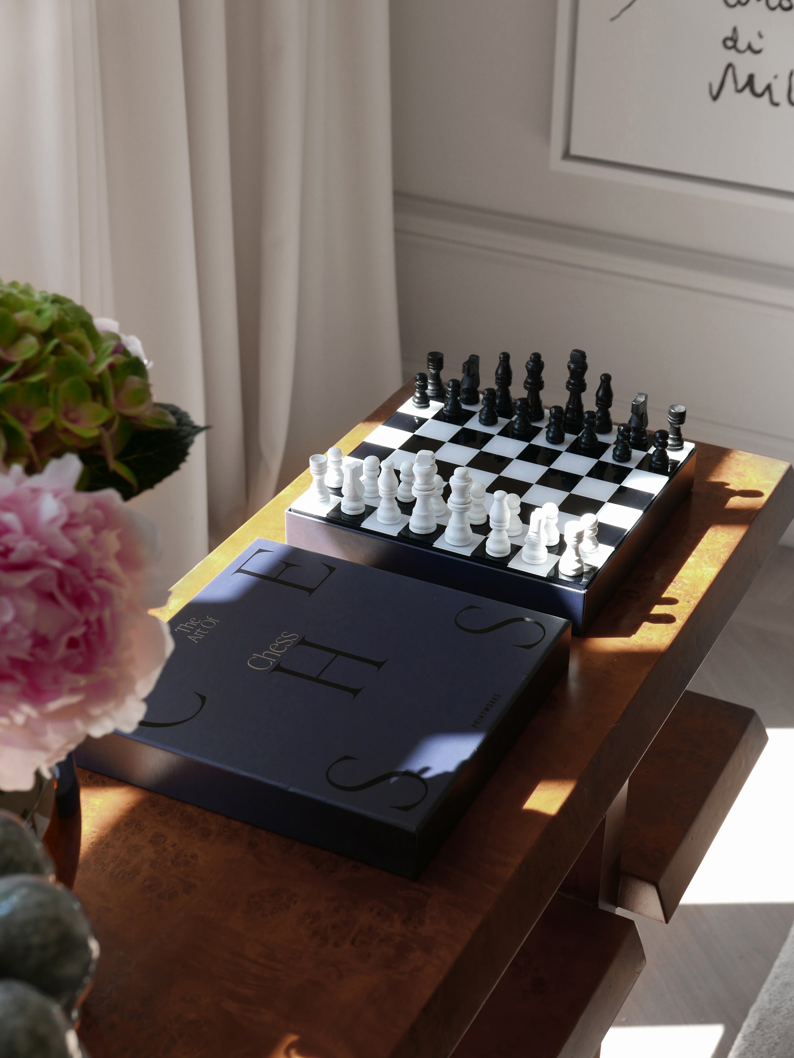 Schachspiel ART OF CHESS navy