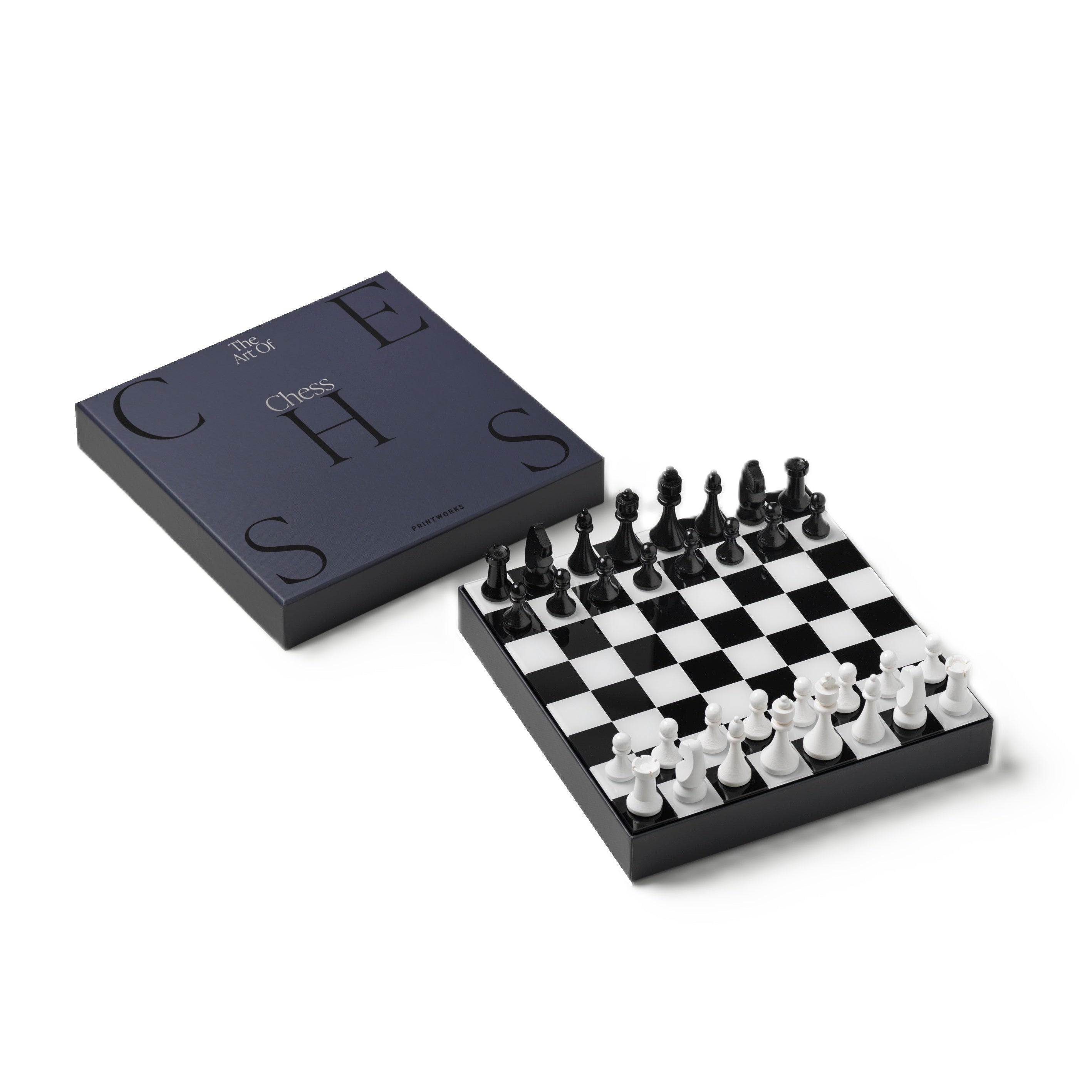 Schachspiel ART OF CHESS navy