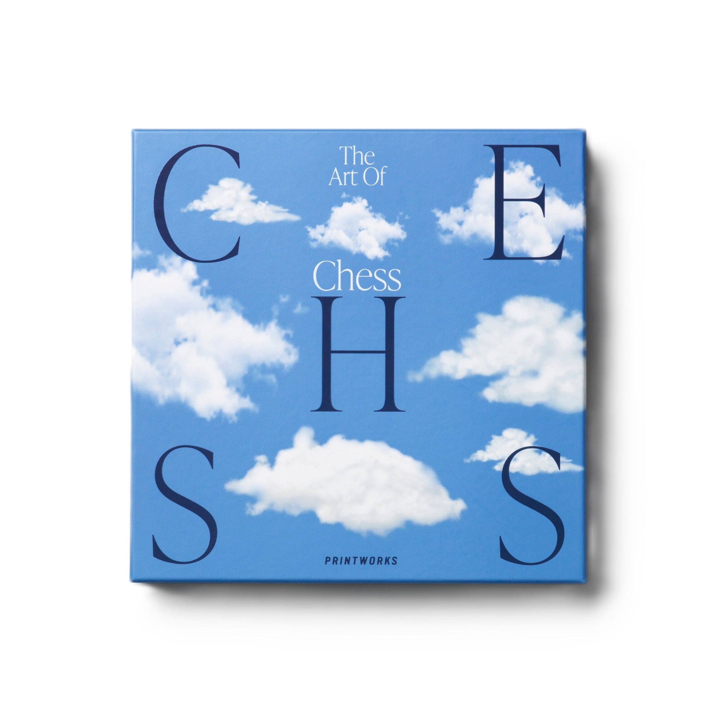 Schaken Set CHESS CLOUDS blauw-wit
