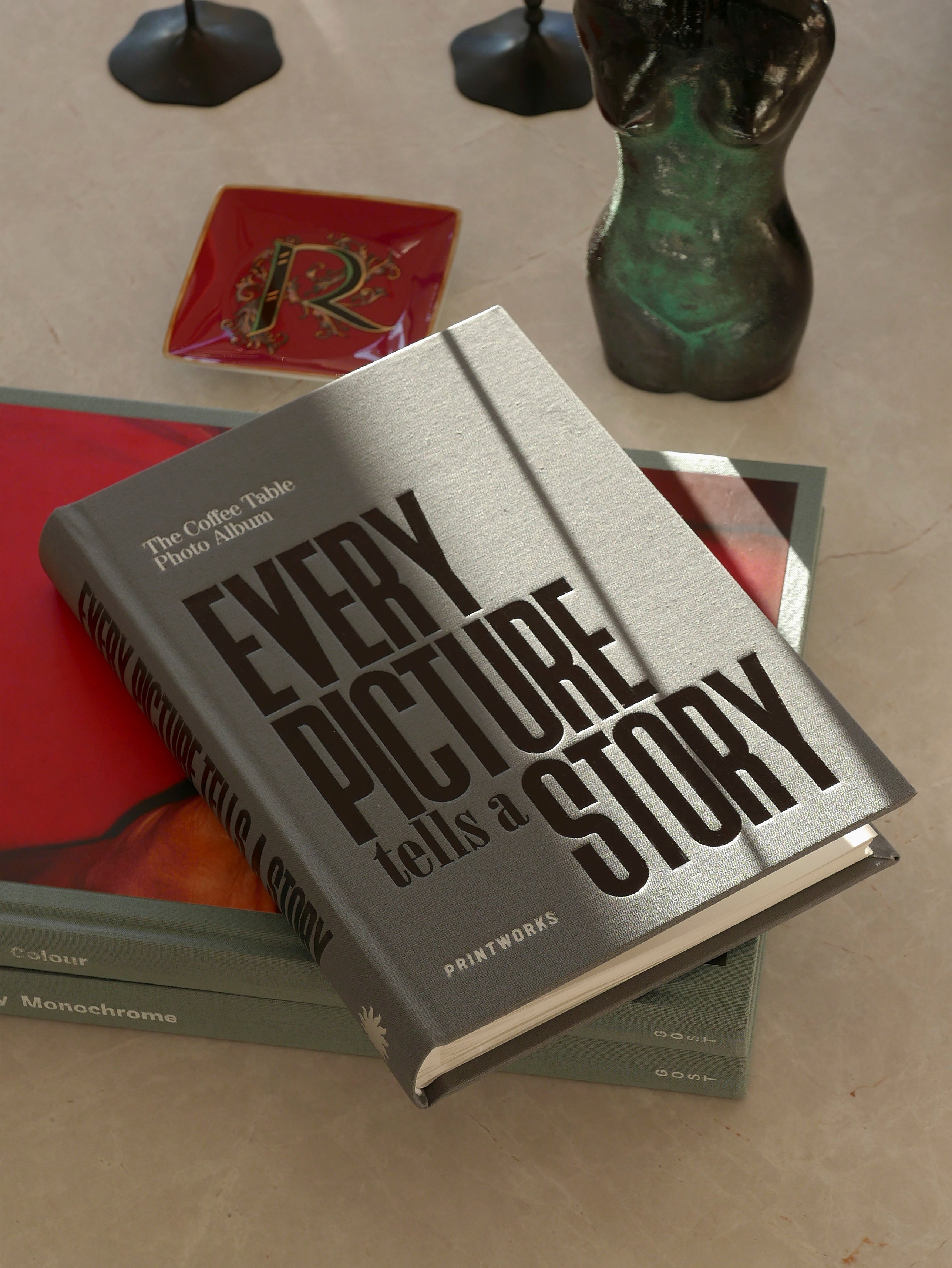 Fotoalbum EVERY PICTURE TELLS A STORY grijs