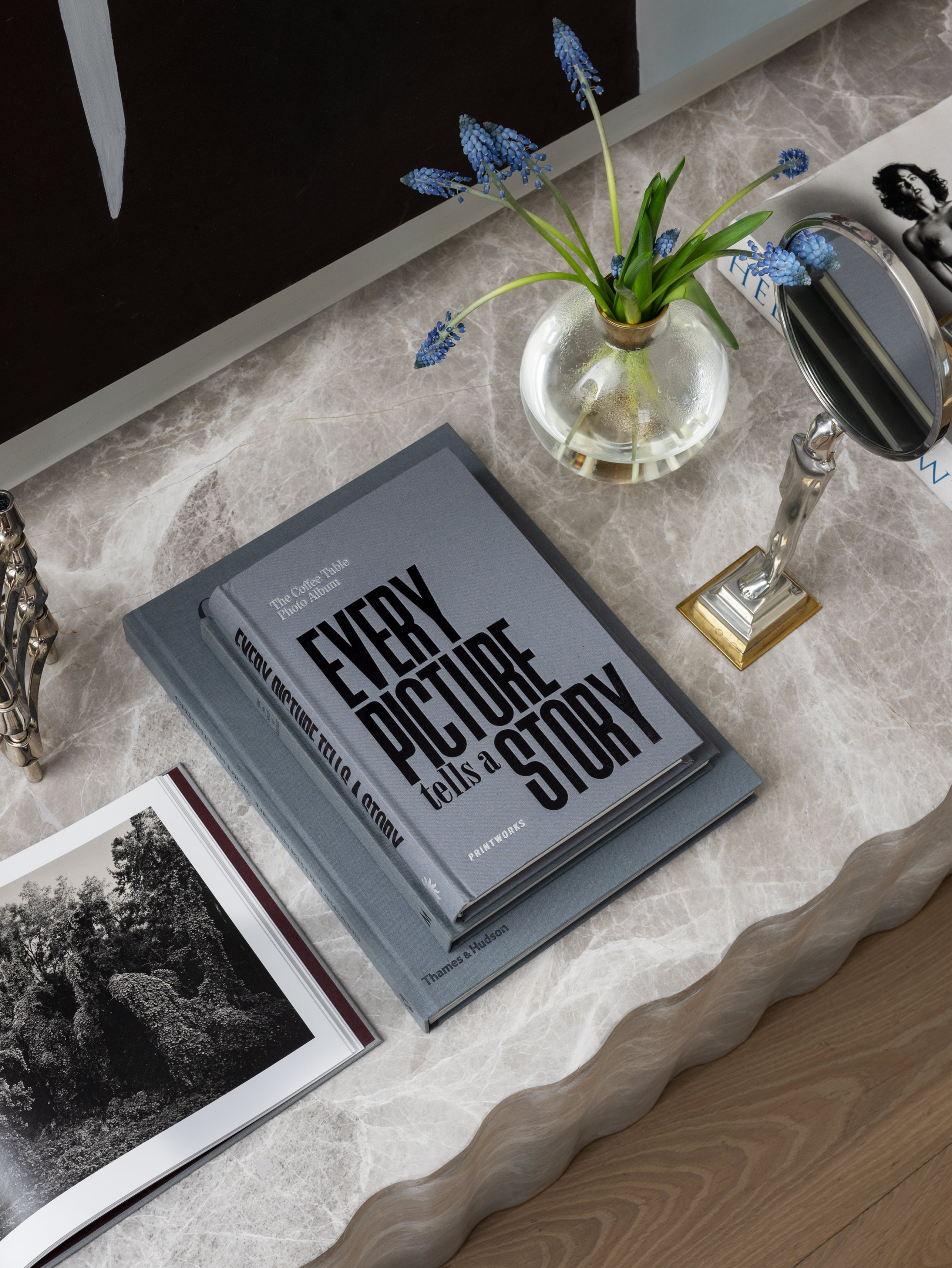 Fotoalbum EVERY PICTURE TELLS A STORY grijs