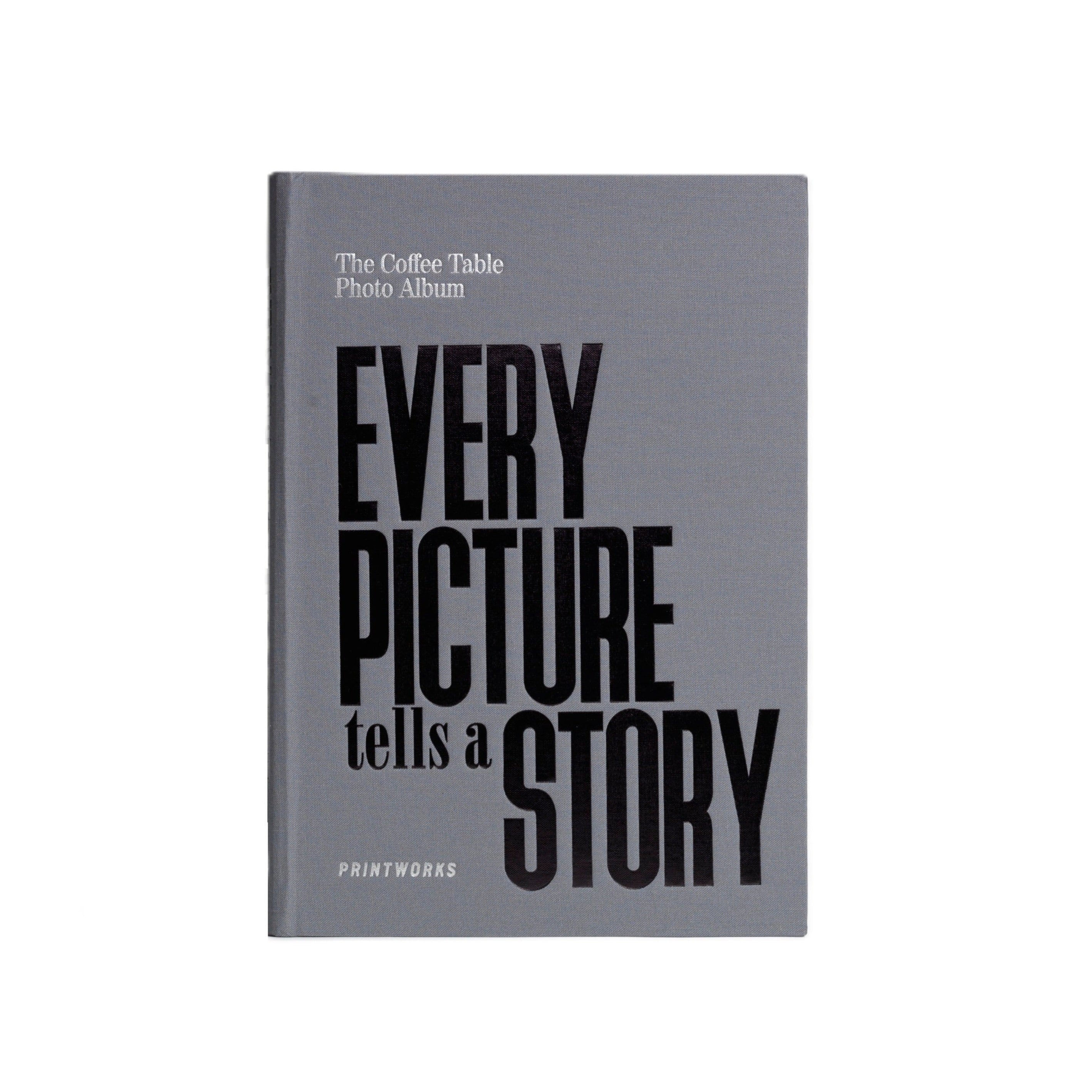Fotoalbum EVERY PICTURE TELLS A STORY grijs
