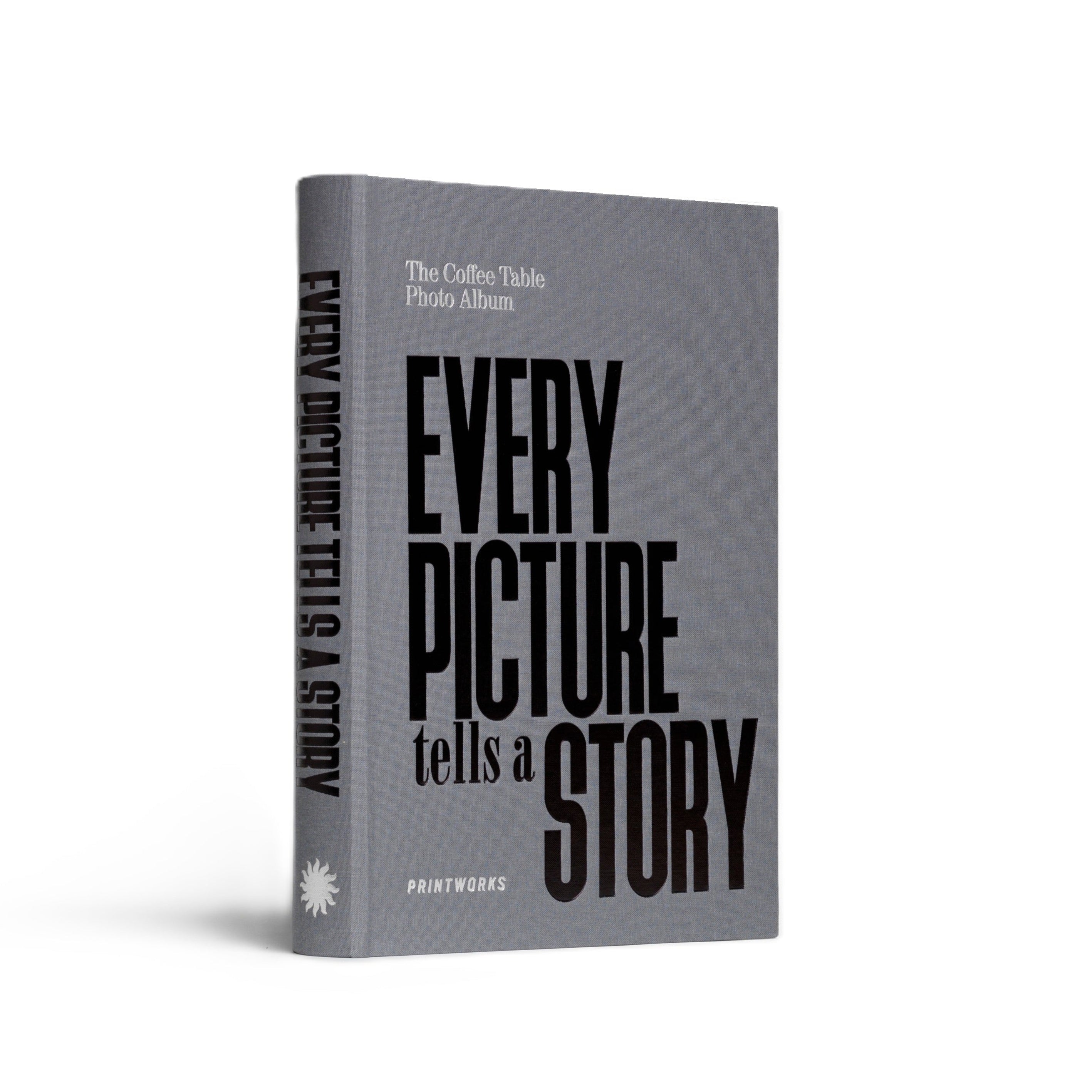 Fotoalbum EVERY PICTURE TELLS A STORY grijs