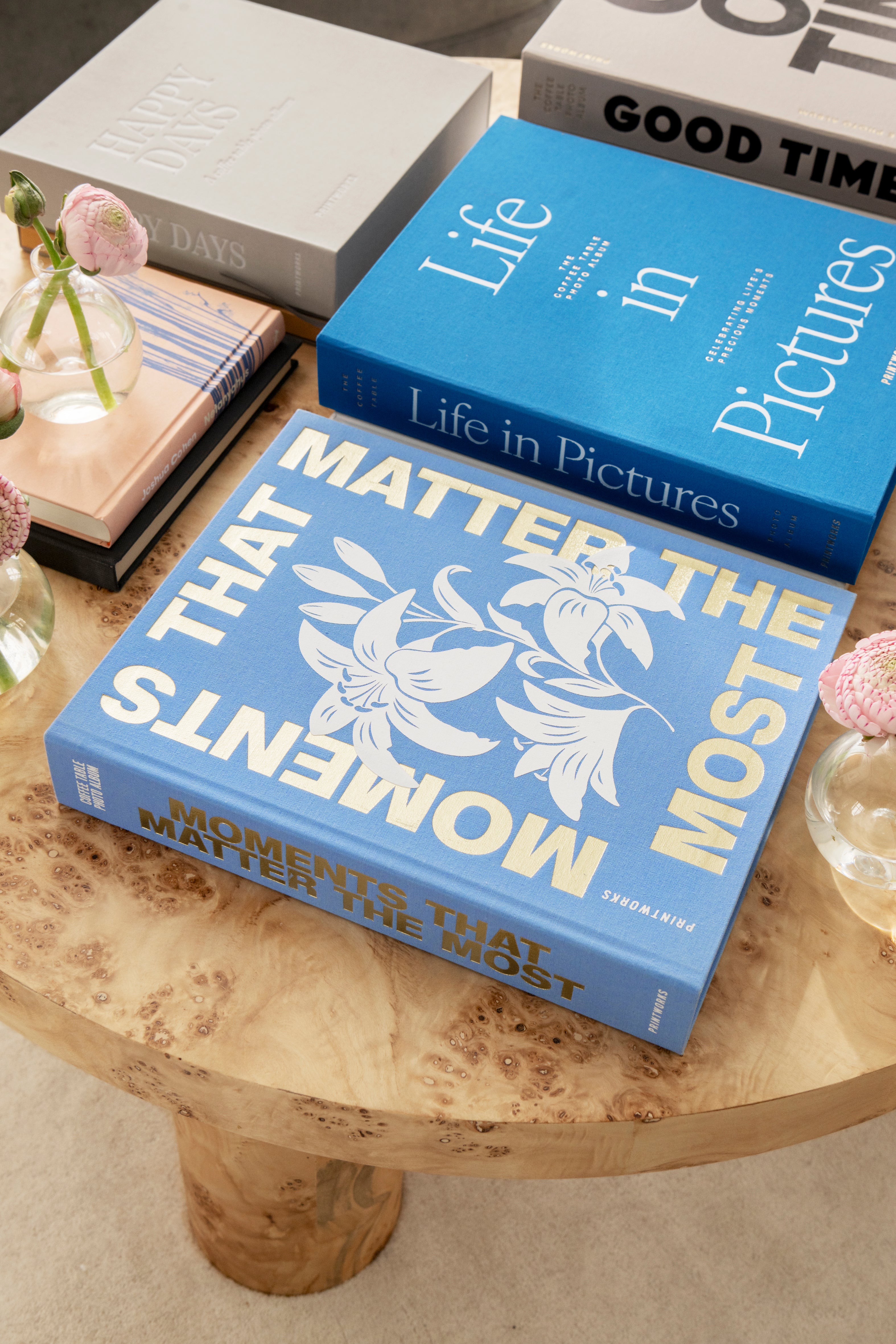 Fotoalbum MOMENTS THAT MATTERS THE MOST blauw