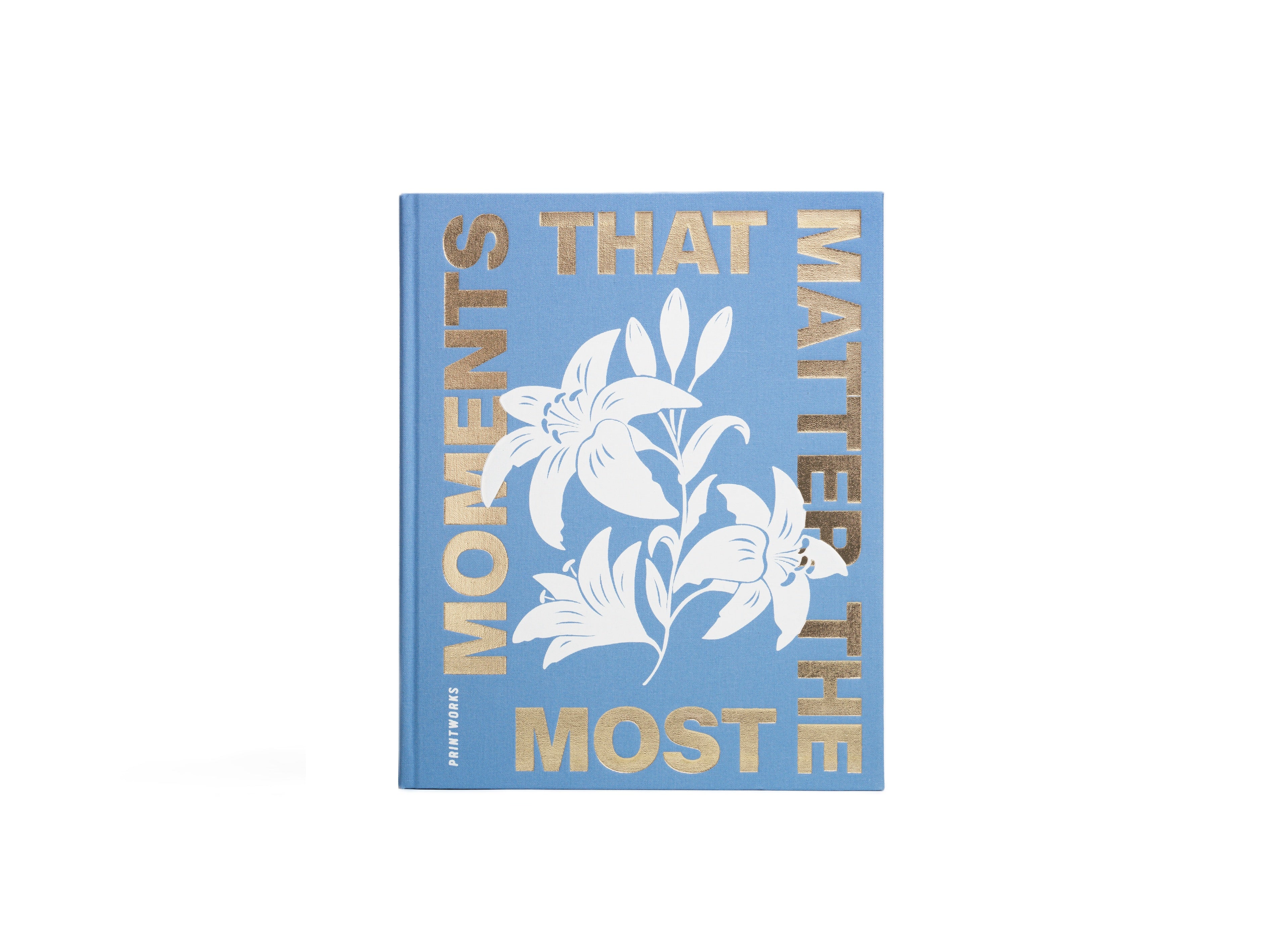 Fotoalbum MOMENTS THAT MATTERS THE MOST blauw