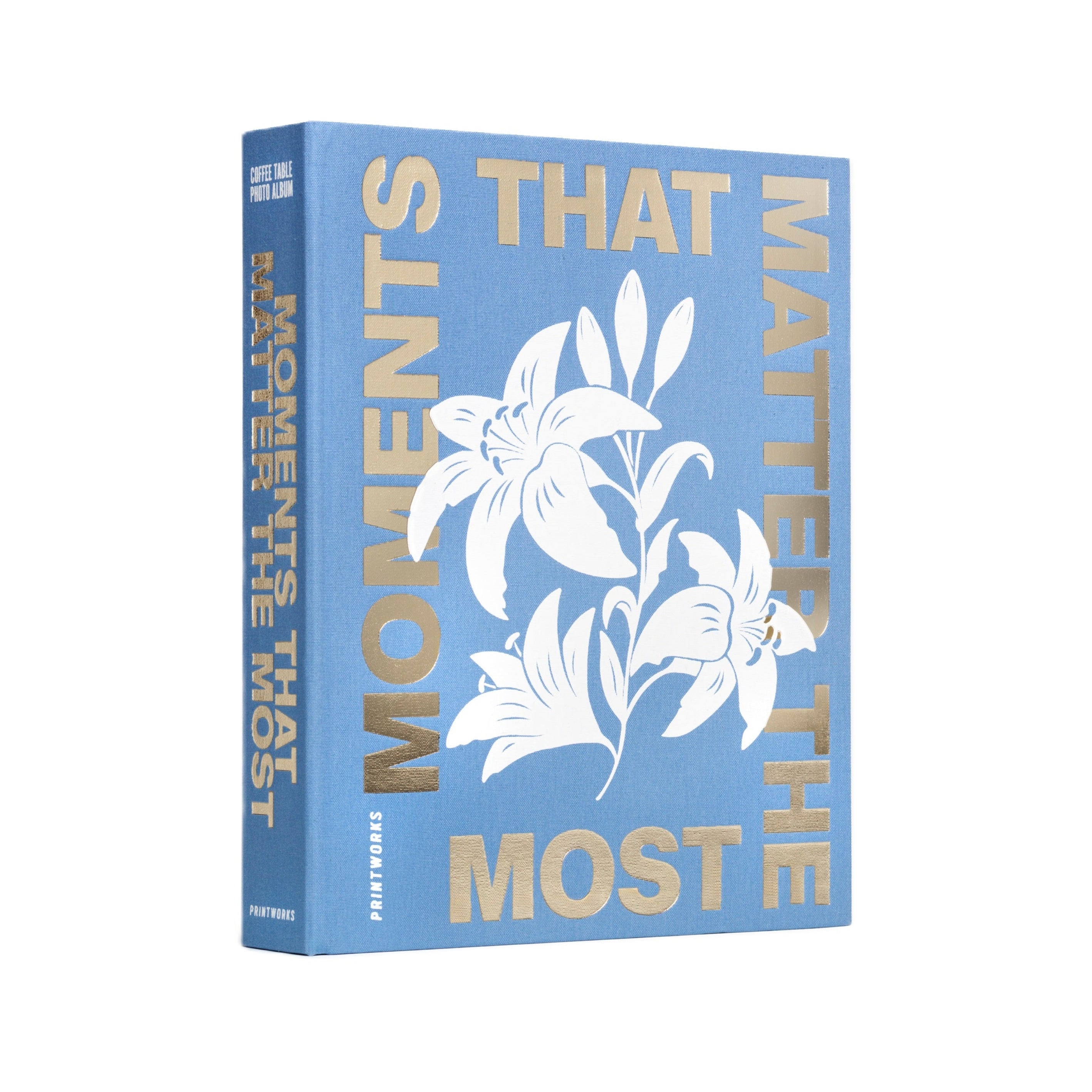 Fotoalbum MOMENTS THAT MATTERS THE MOST blauw