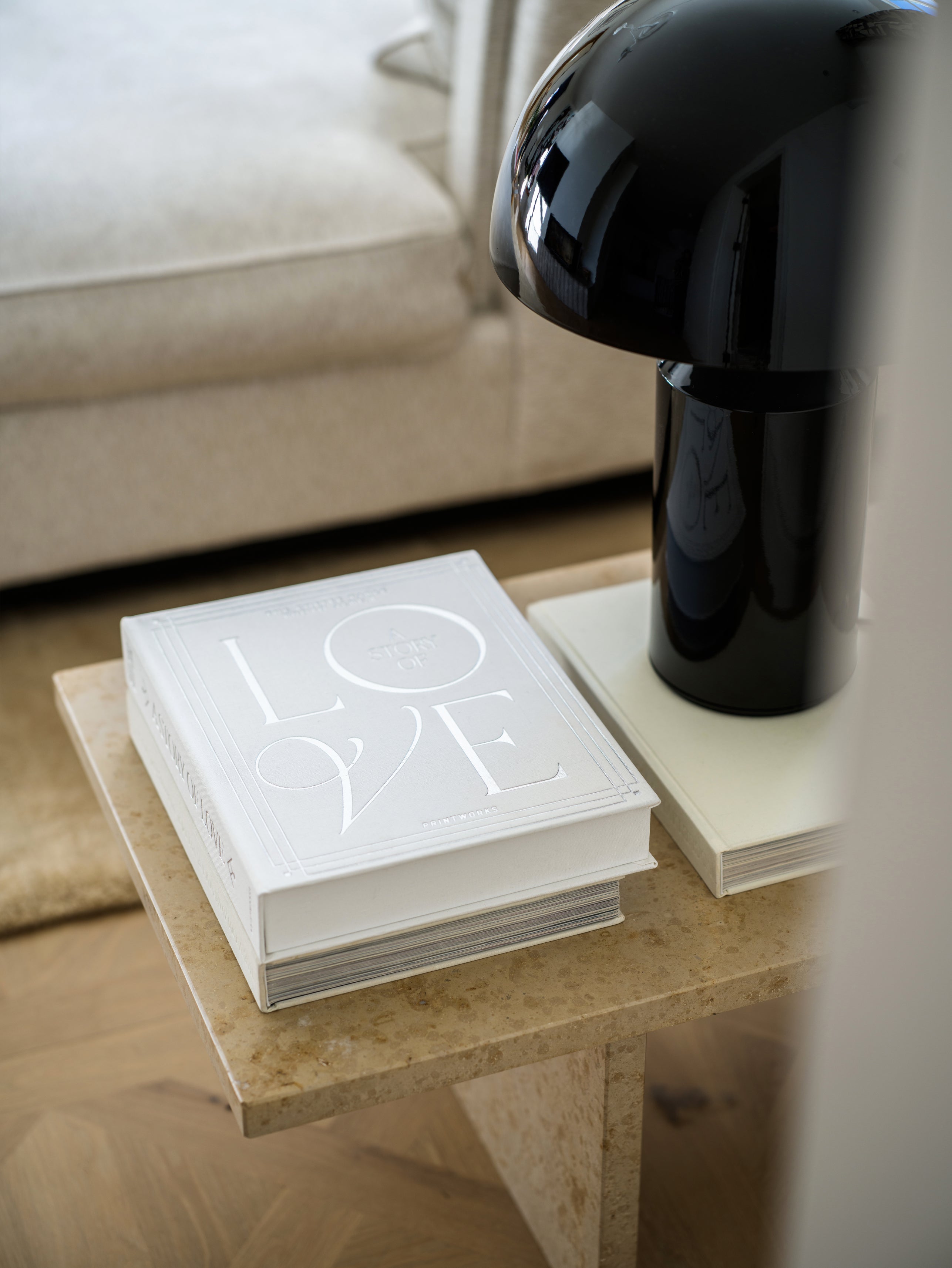 Fotoalbum A STORY OF LOVE wit met zilver