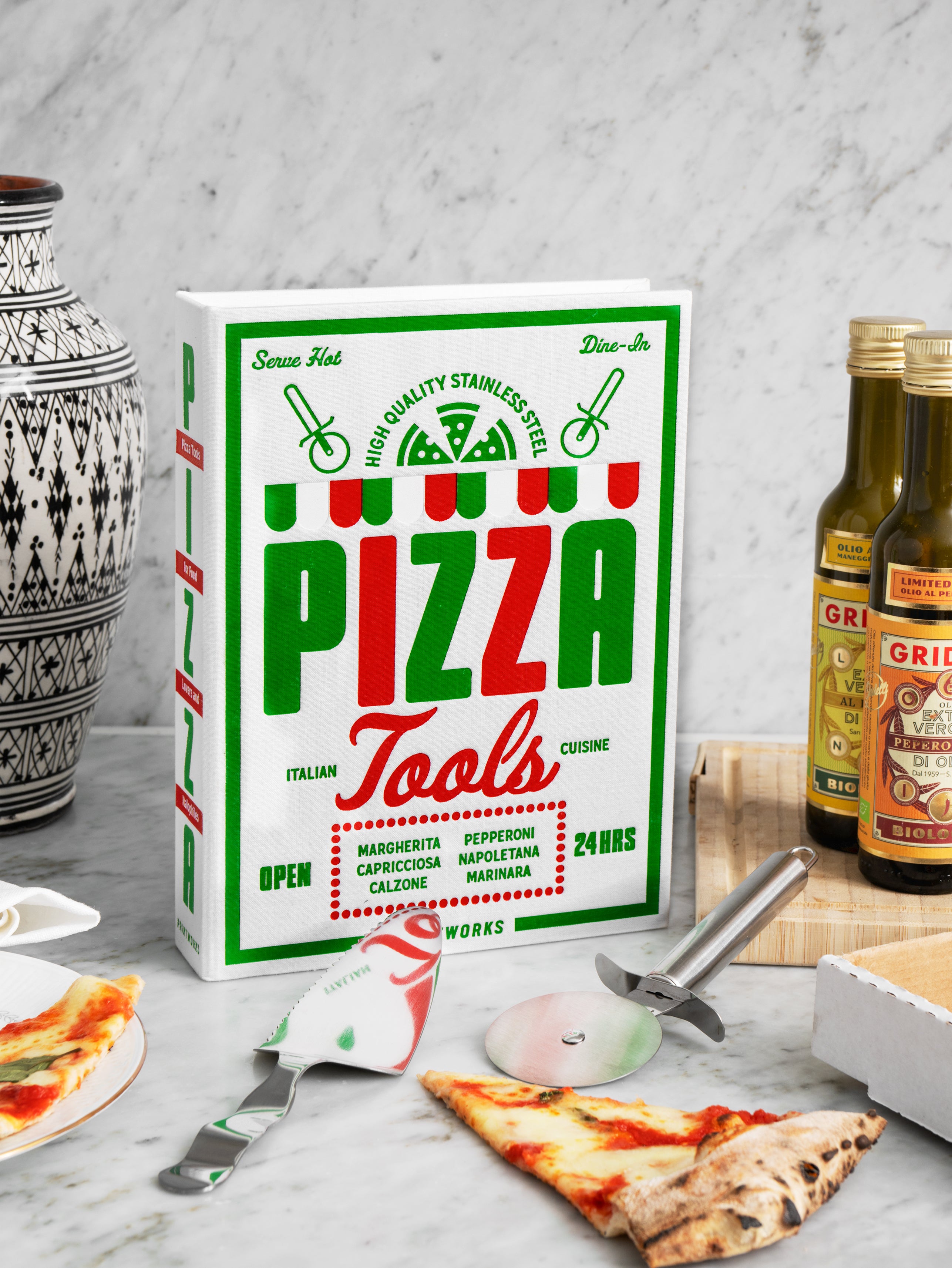 Pizzaset PIZZA TOOLS wit