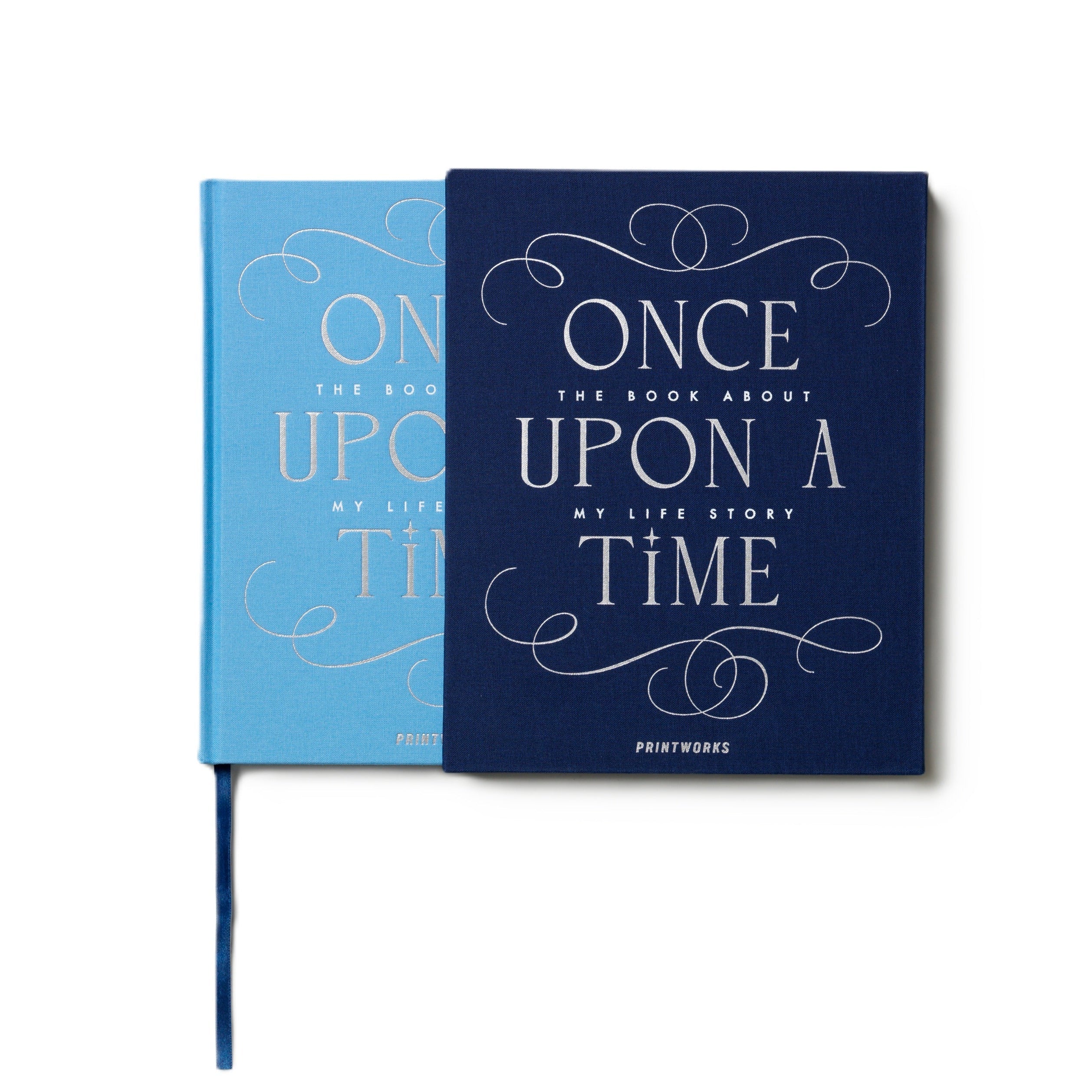 Erinnerungsbuch ONCE UPON A TIME navy mit blau