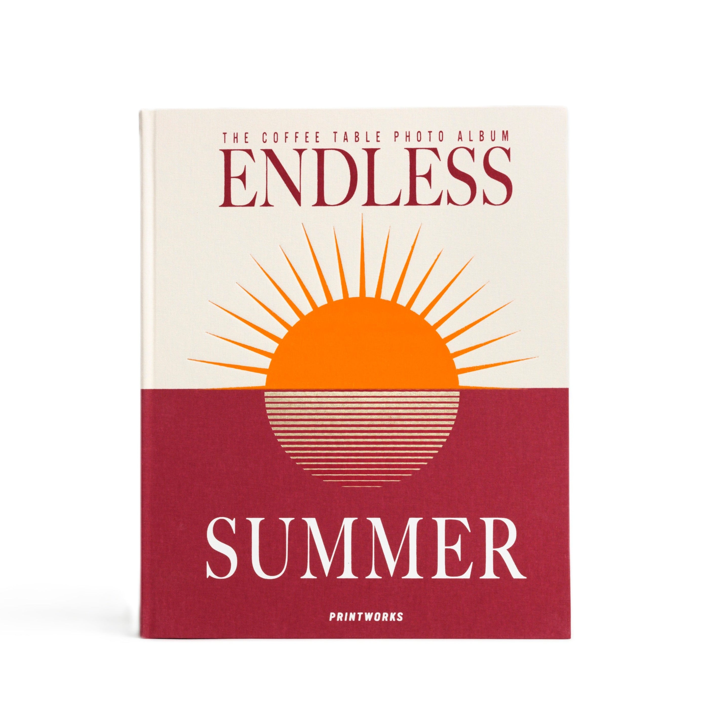 Fotoalbum ENDLESS SUMMER bordeaux met beige