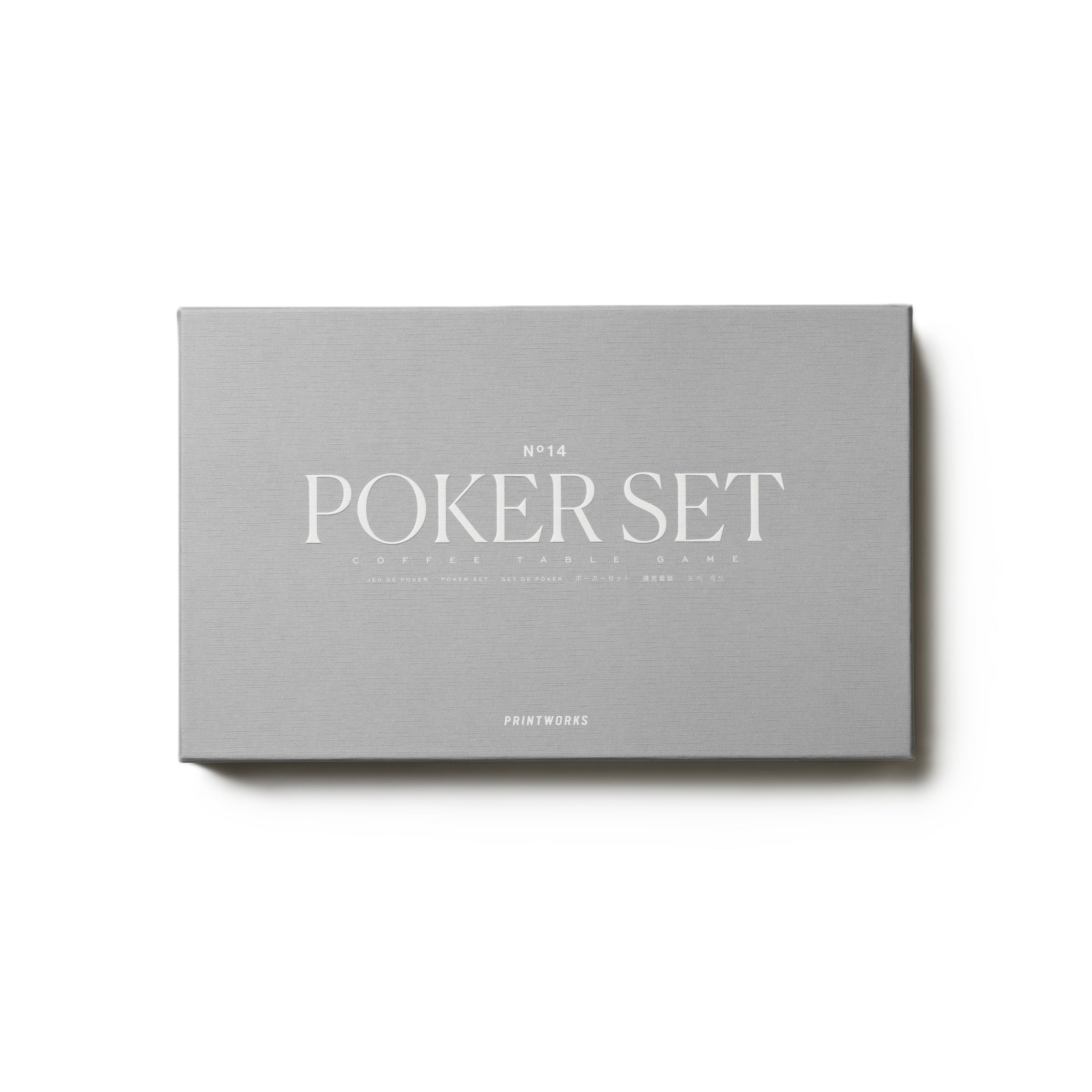 Pokerset grijs