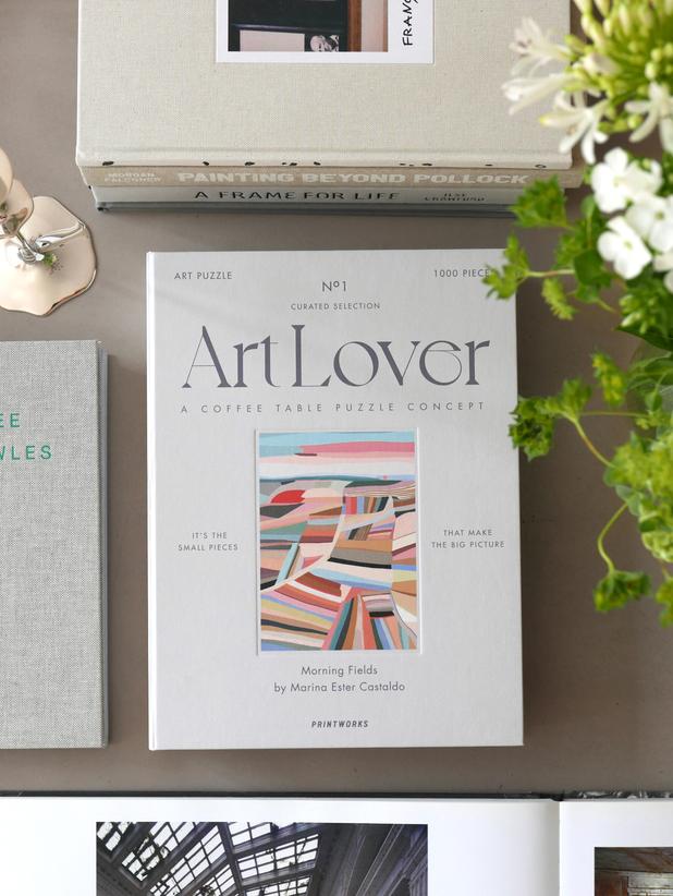 Puzzel OCHTENDVELDEN beige