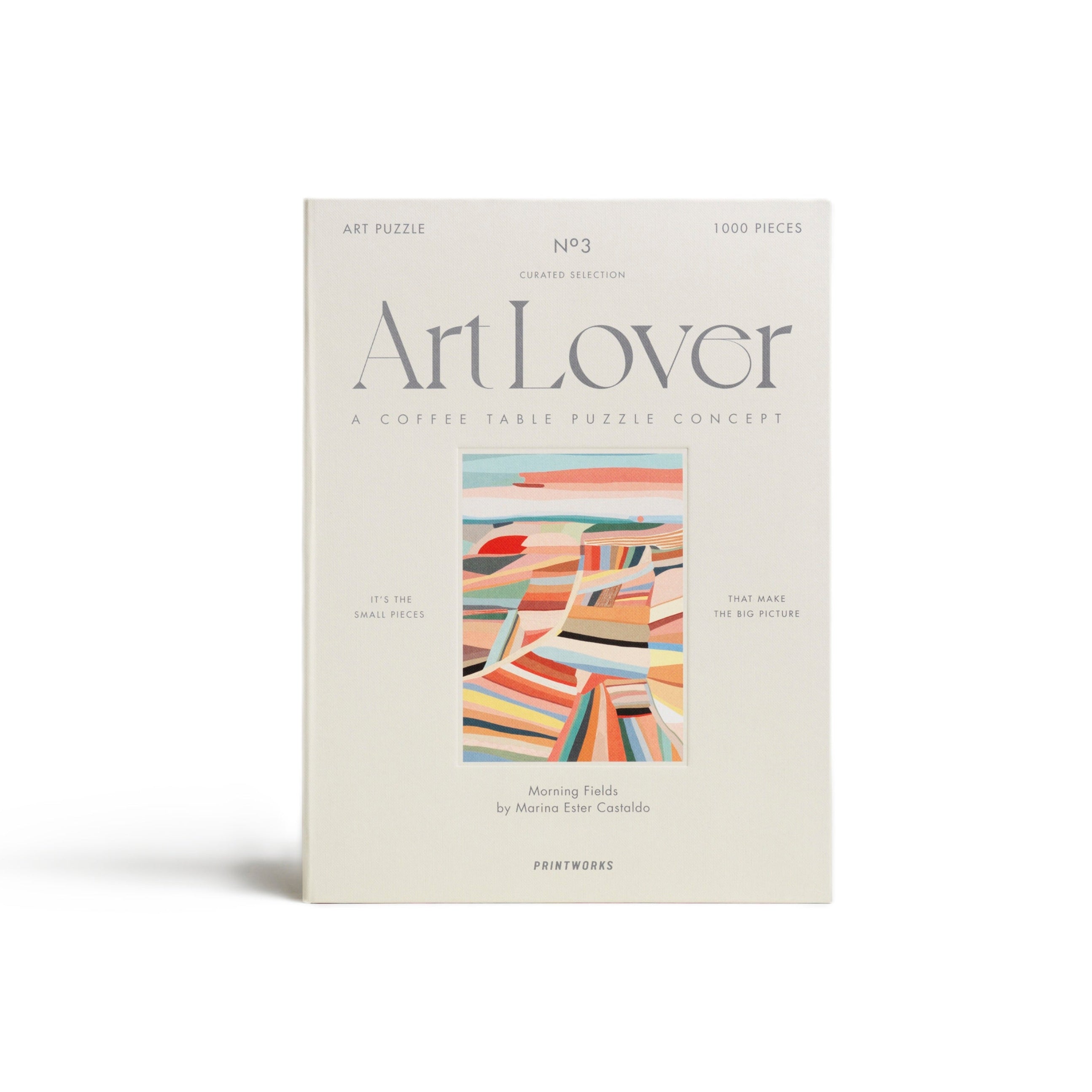 Puzzel OCHTENDVELDEN beige