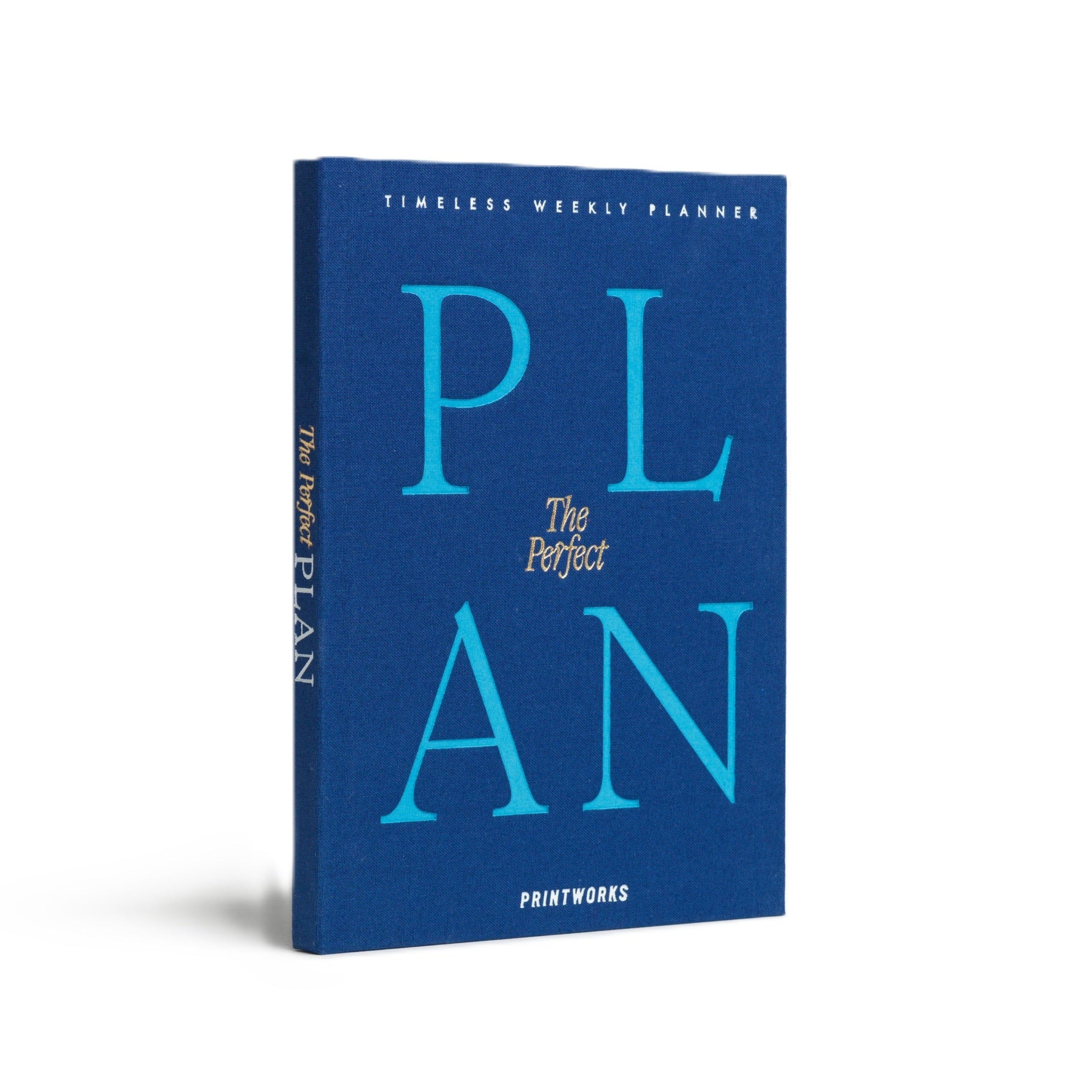 Wöchentlicher Planer THE PERFECT PLAN navy mit blau