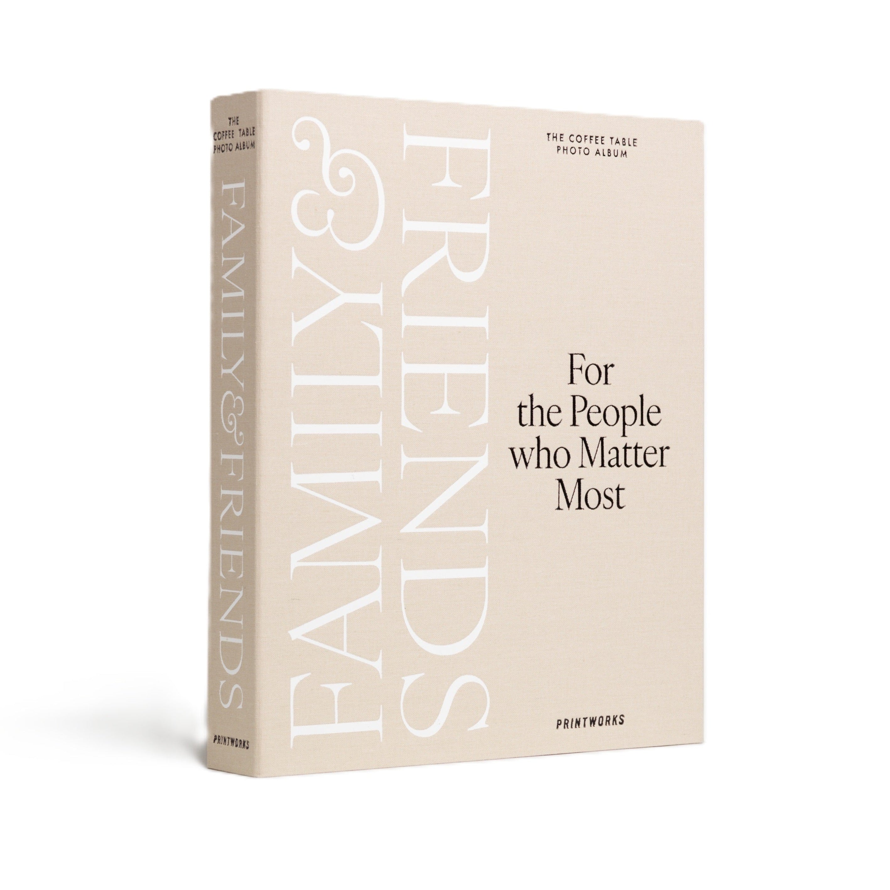 FAMILY AND FRIENDS photo album beige