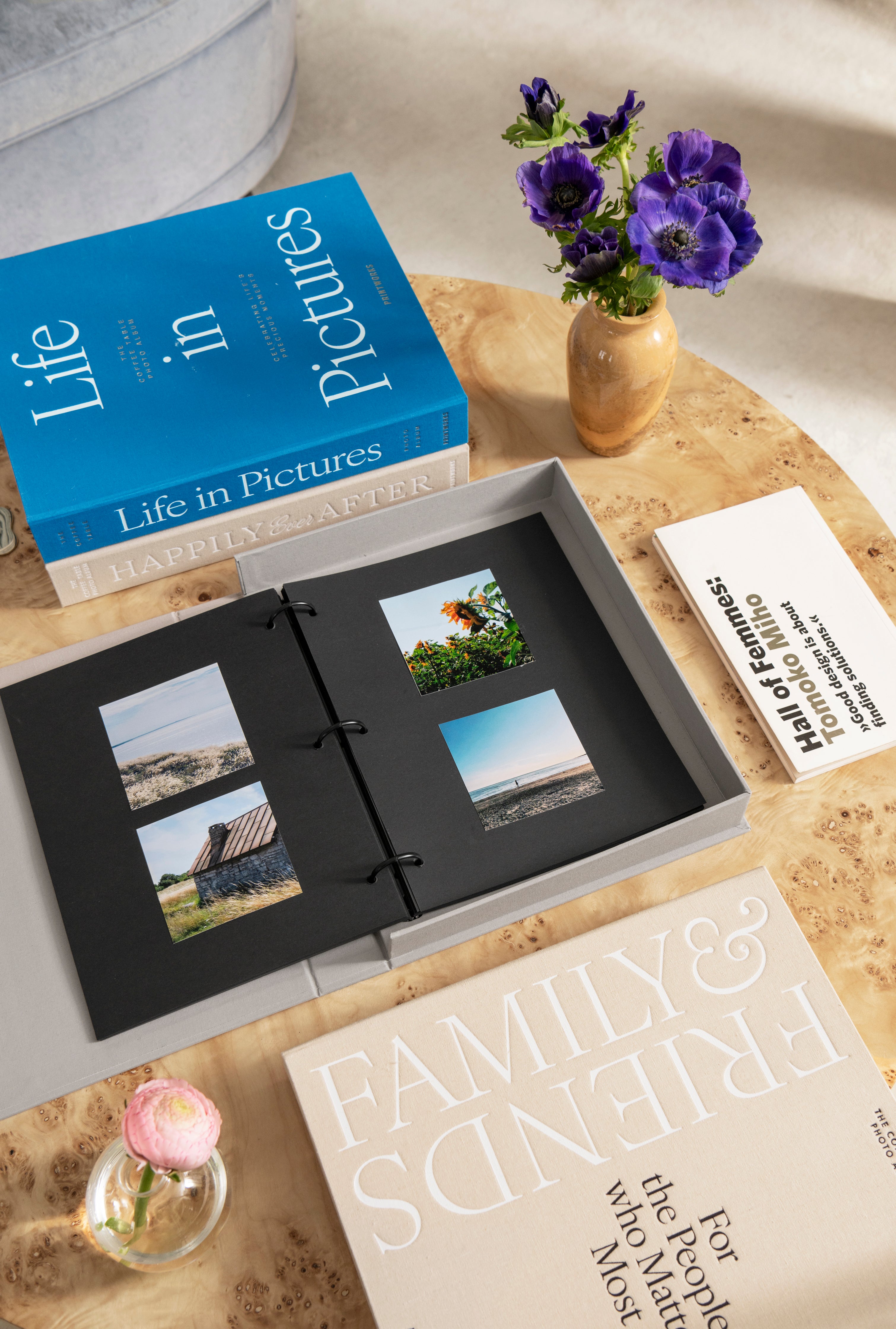 GOOD TIMES photo album gray