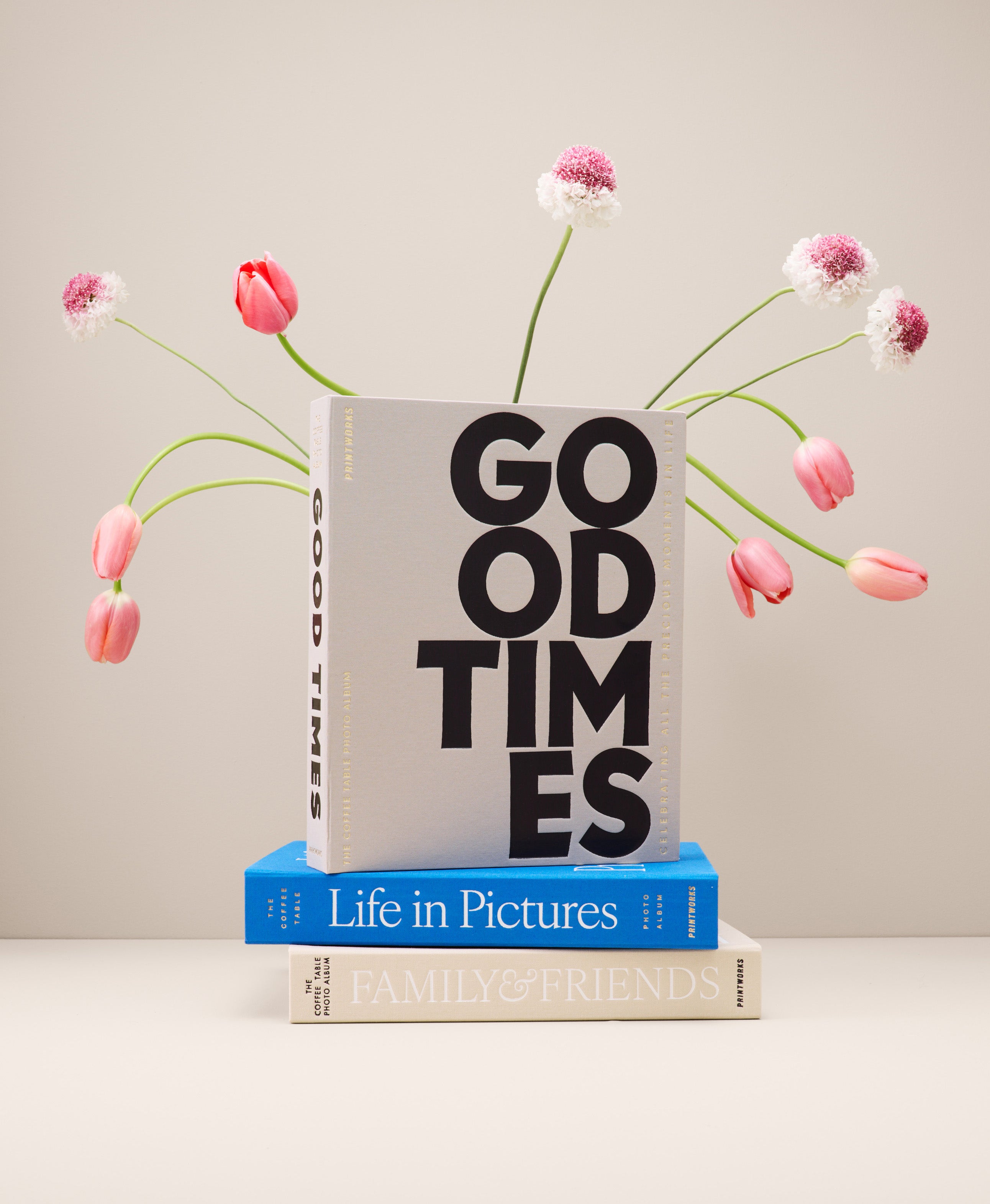 GOOD TIMES photo album gray