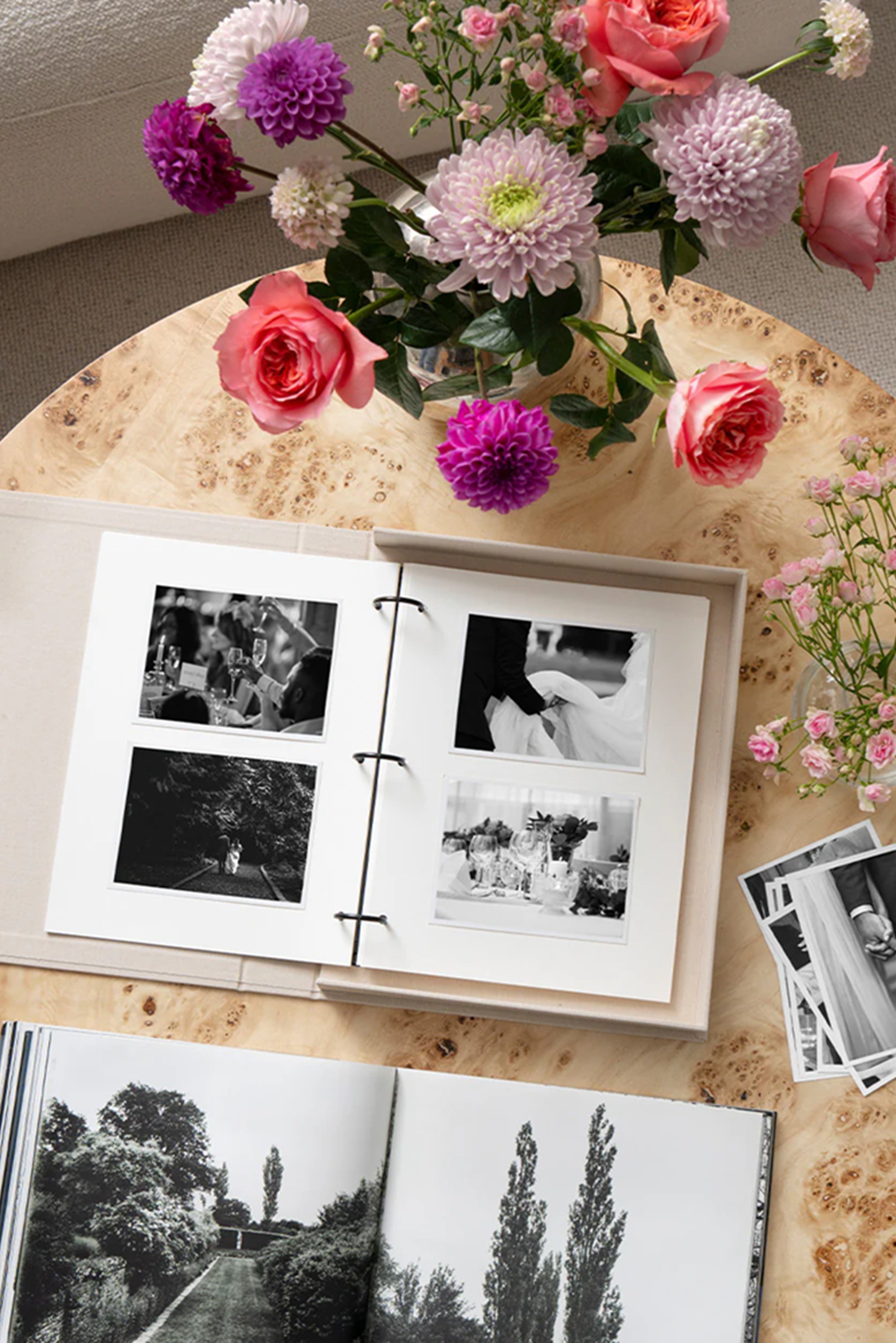 HAPPILY EVER AFTER Photo Album Beige