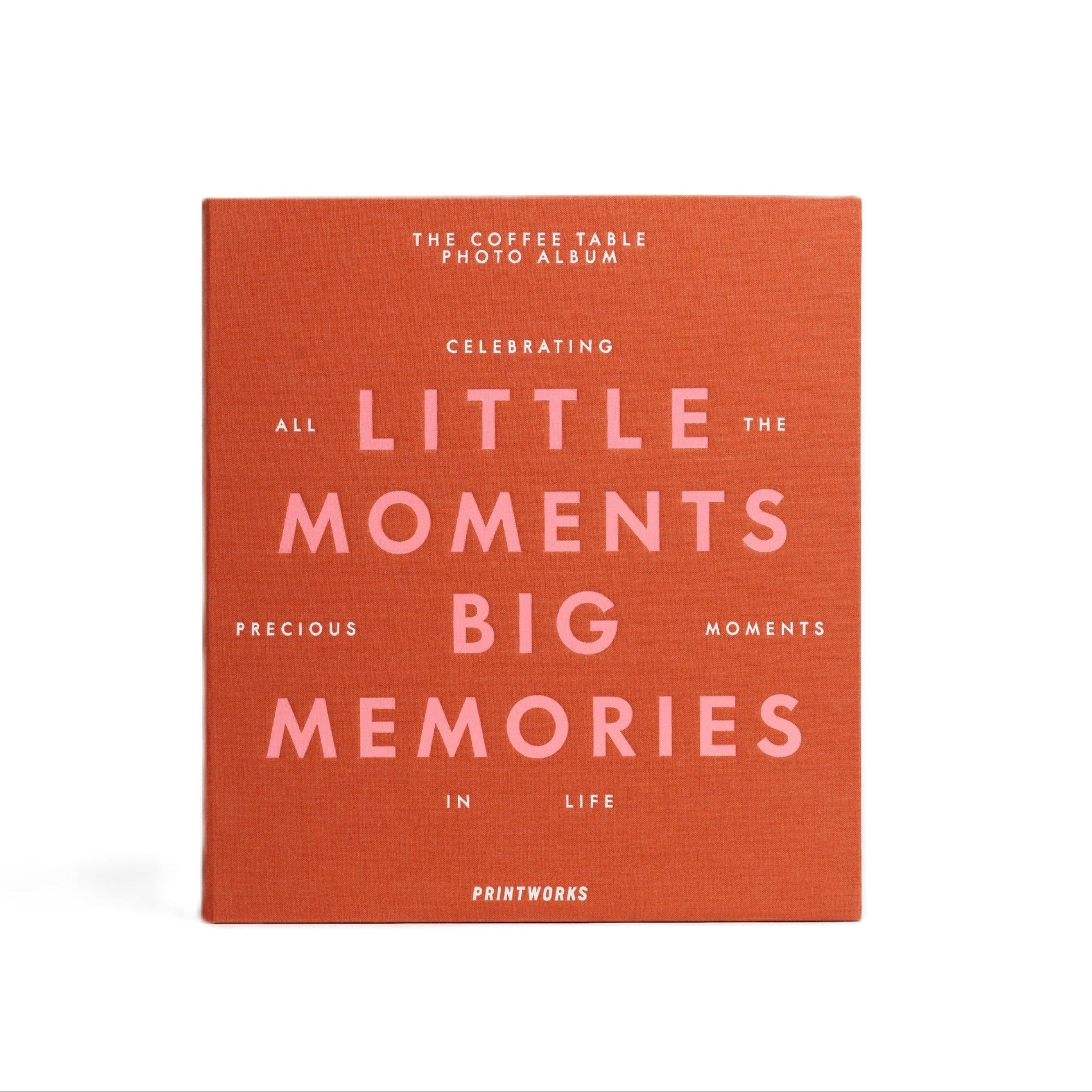 Fotoalbum LITTLE MOMENTS BIG MEMORIES oranje