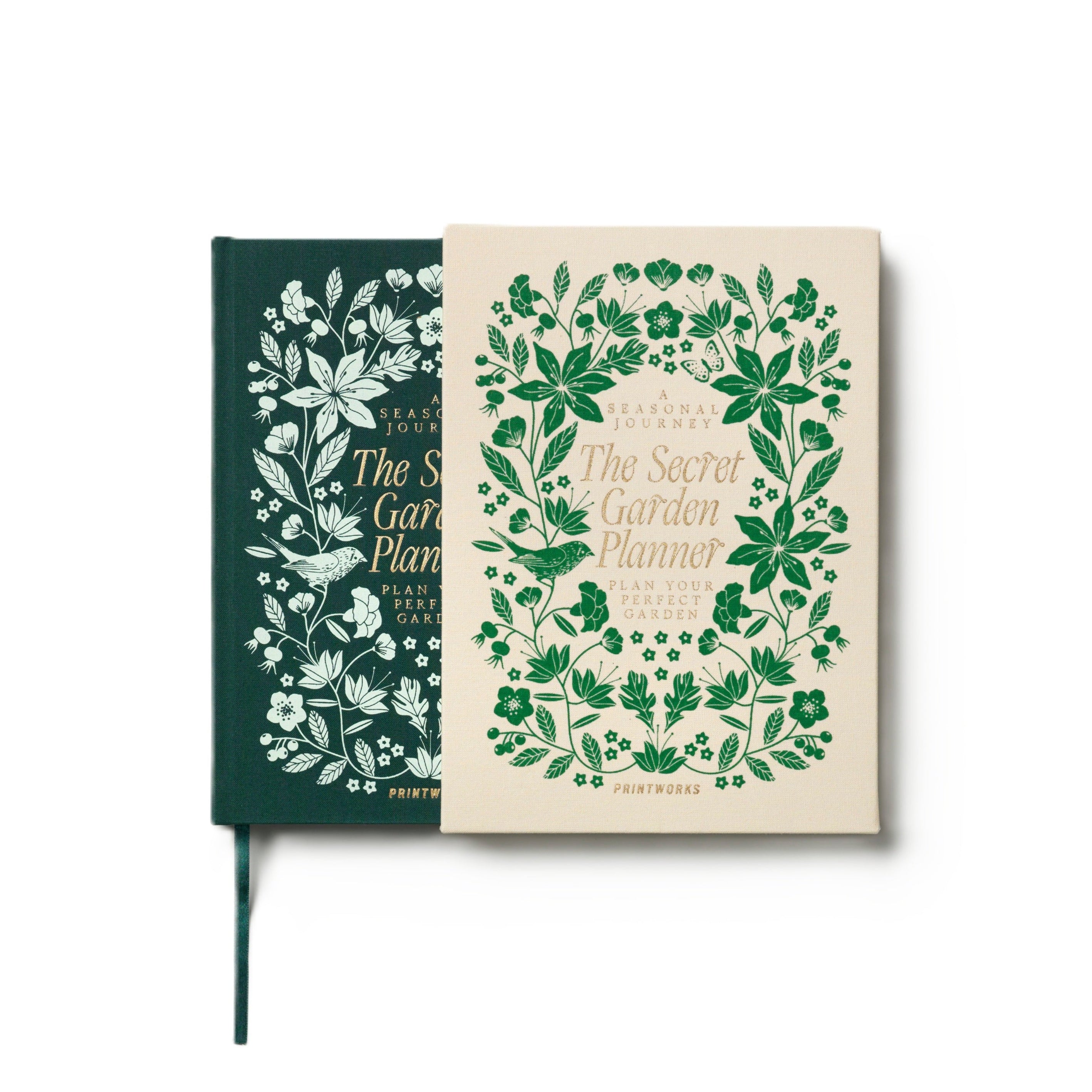 The Secret Garden Beige with Green Garden Journal