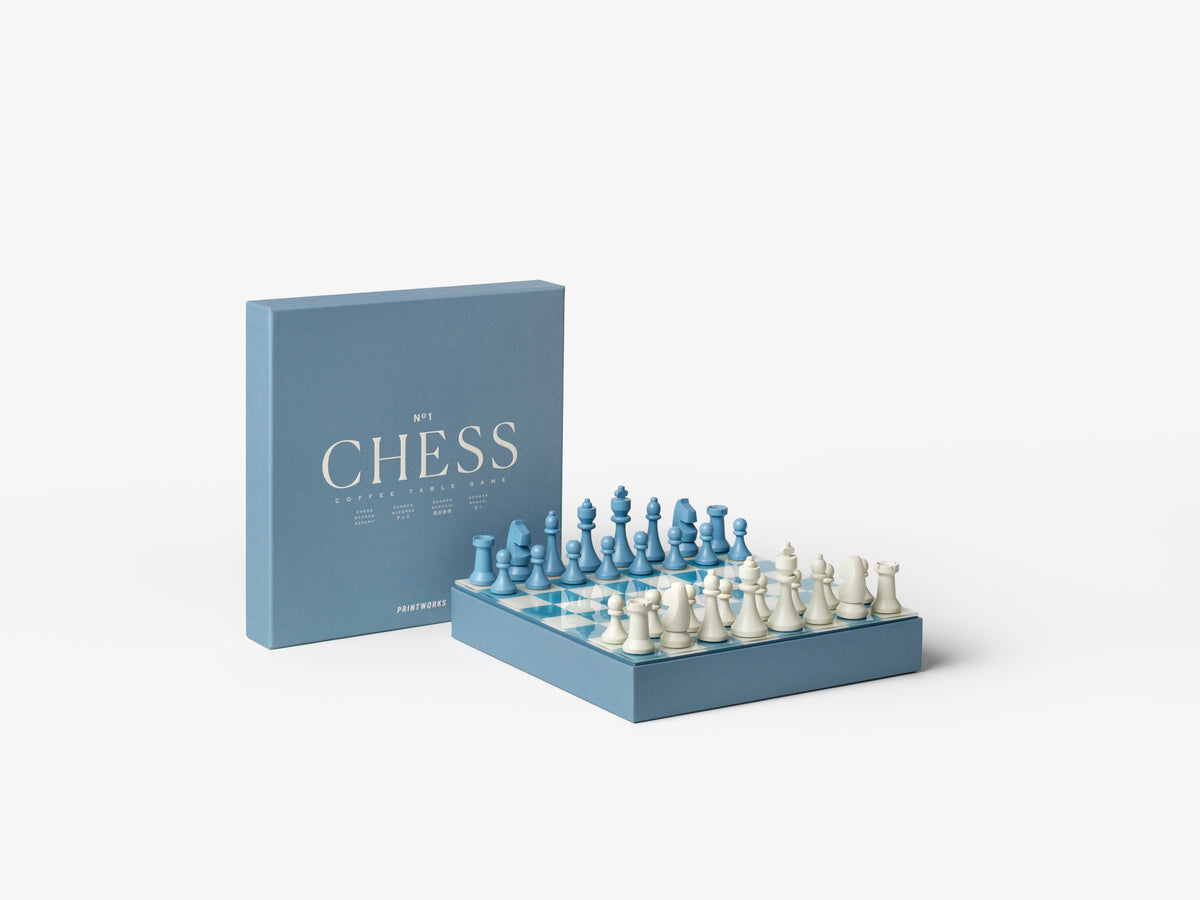 Schaken Set CHESS CLASSIC blauw