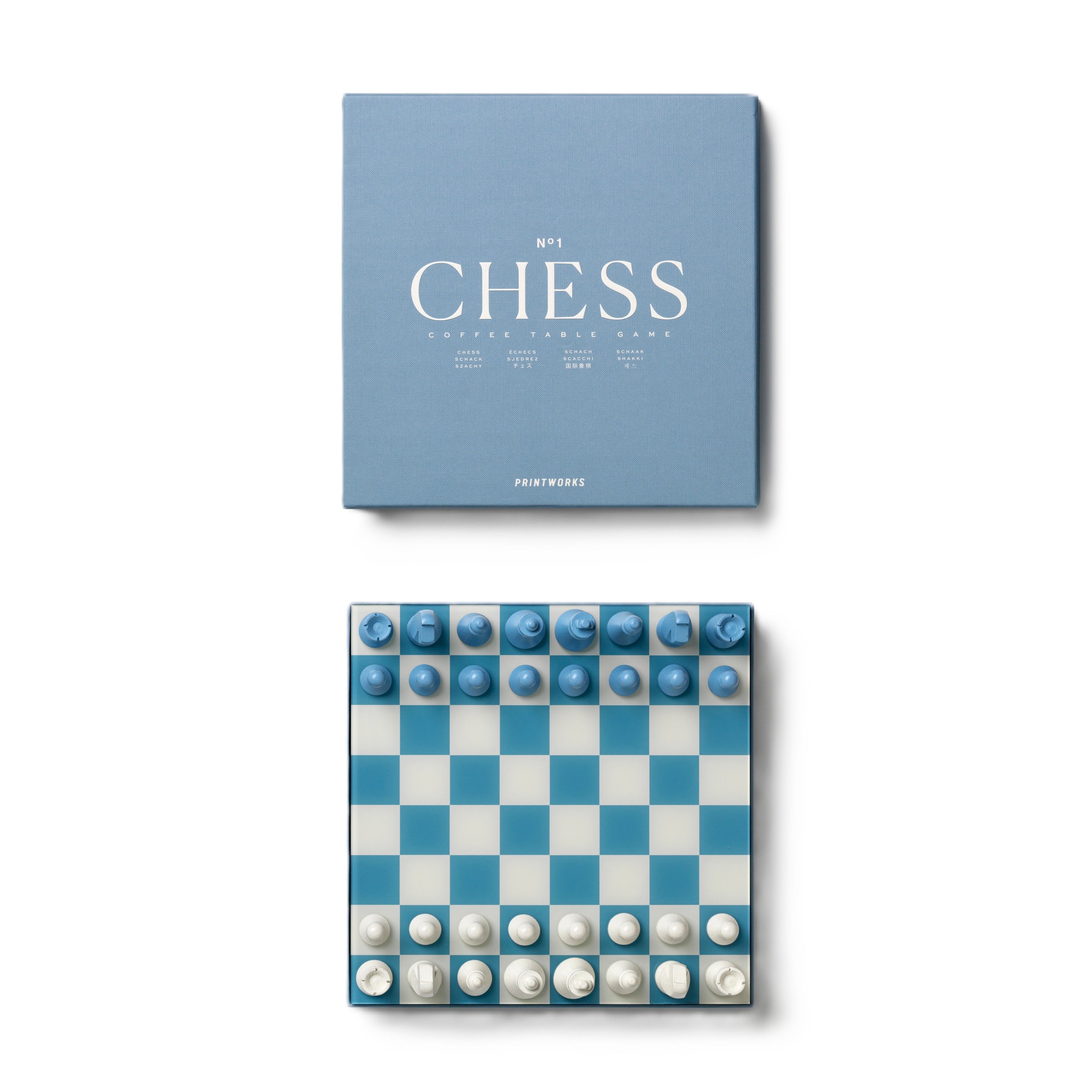 Schaken Set CHESS CLASSIC blauw