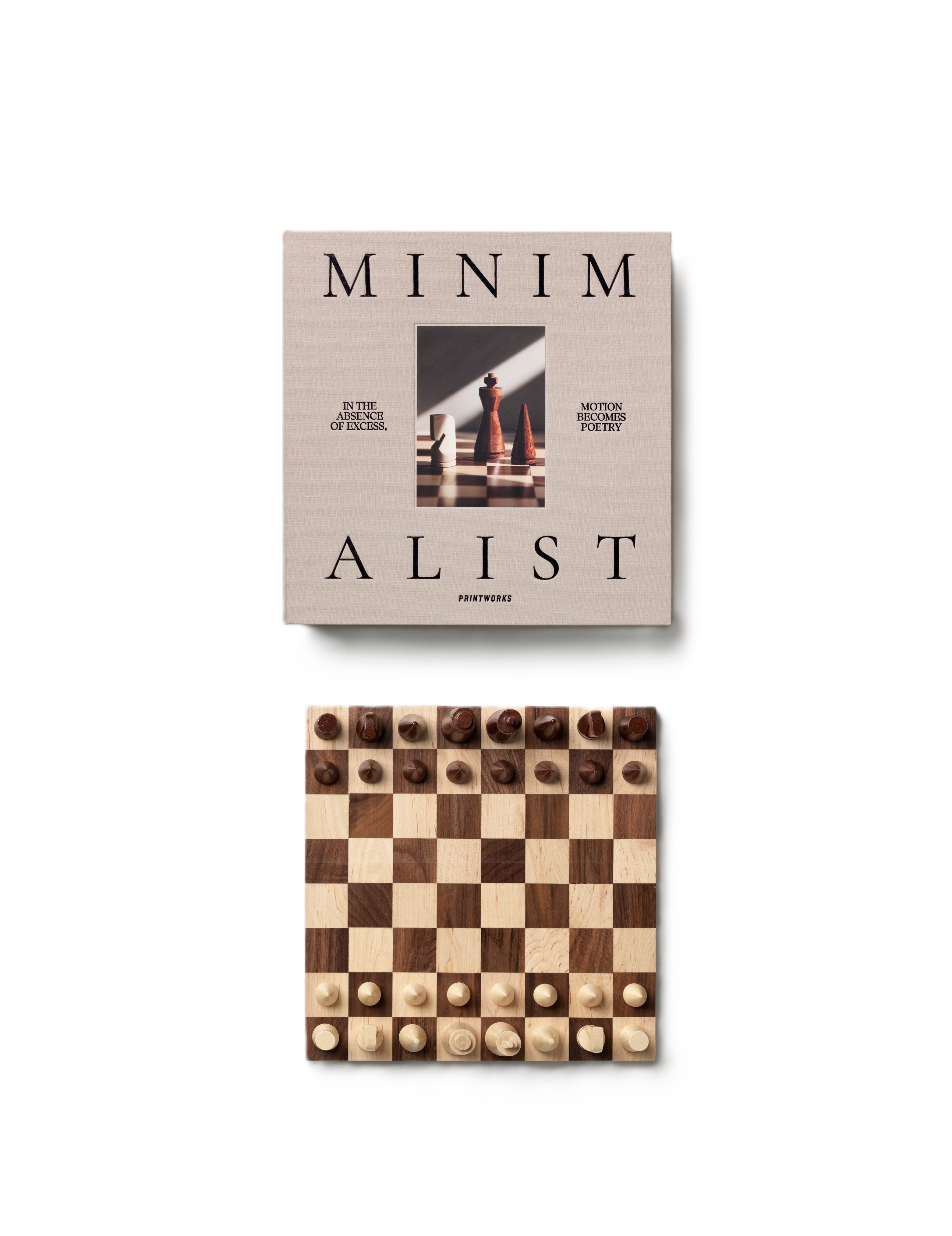 Schachspiel MINIMALIST CHESS Holz