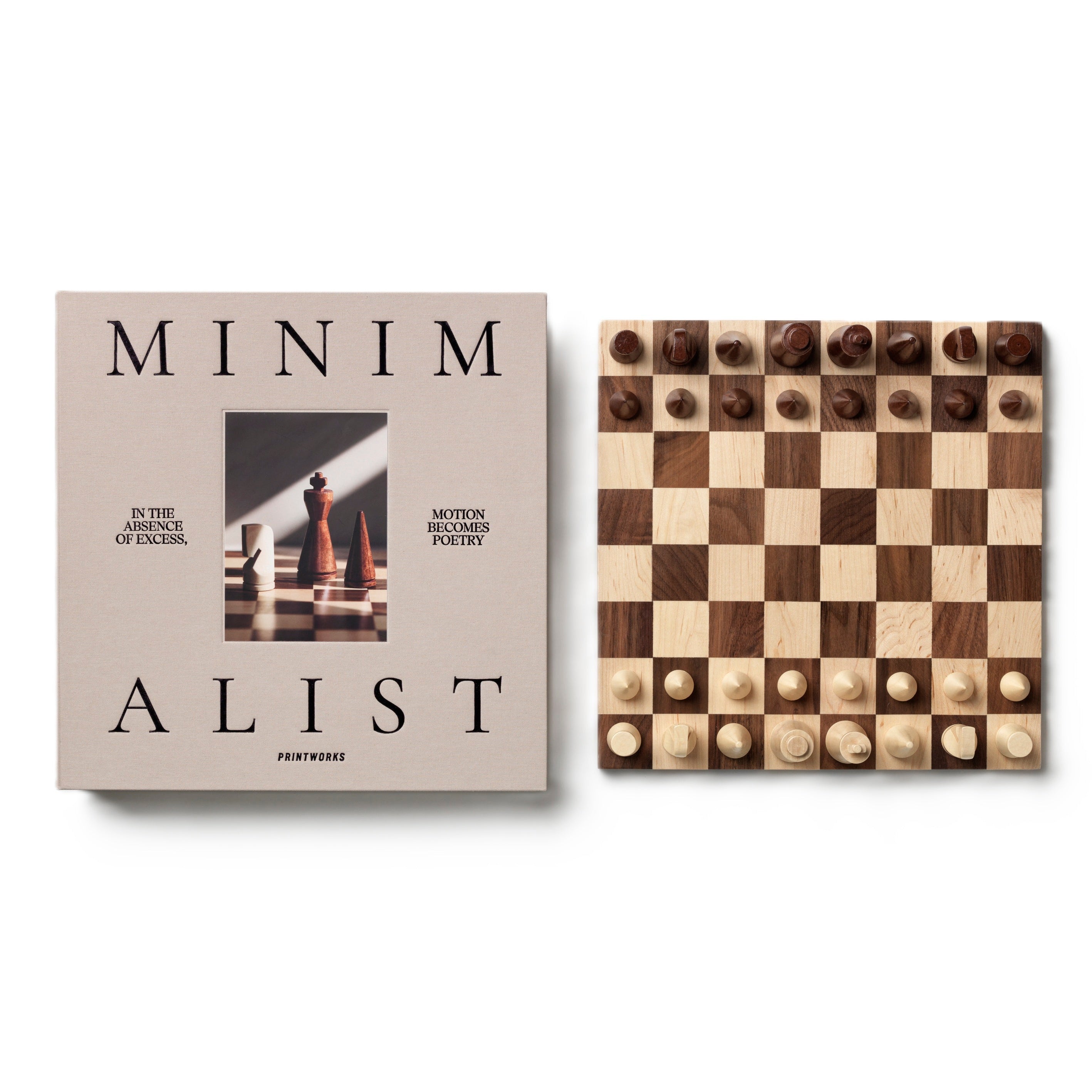 Schachspiel MINIMALIST CHESS Holz