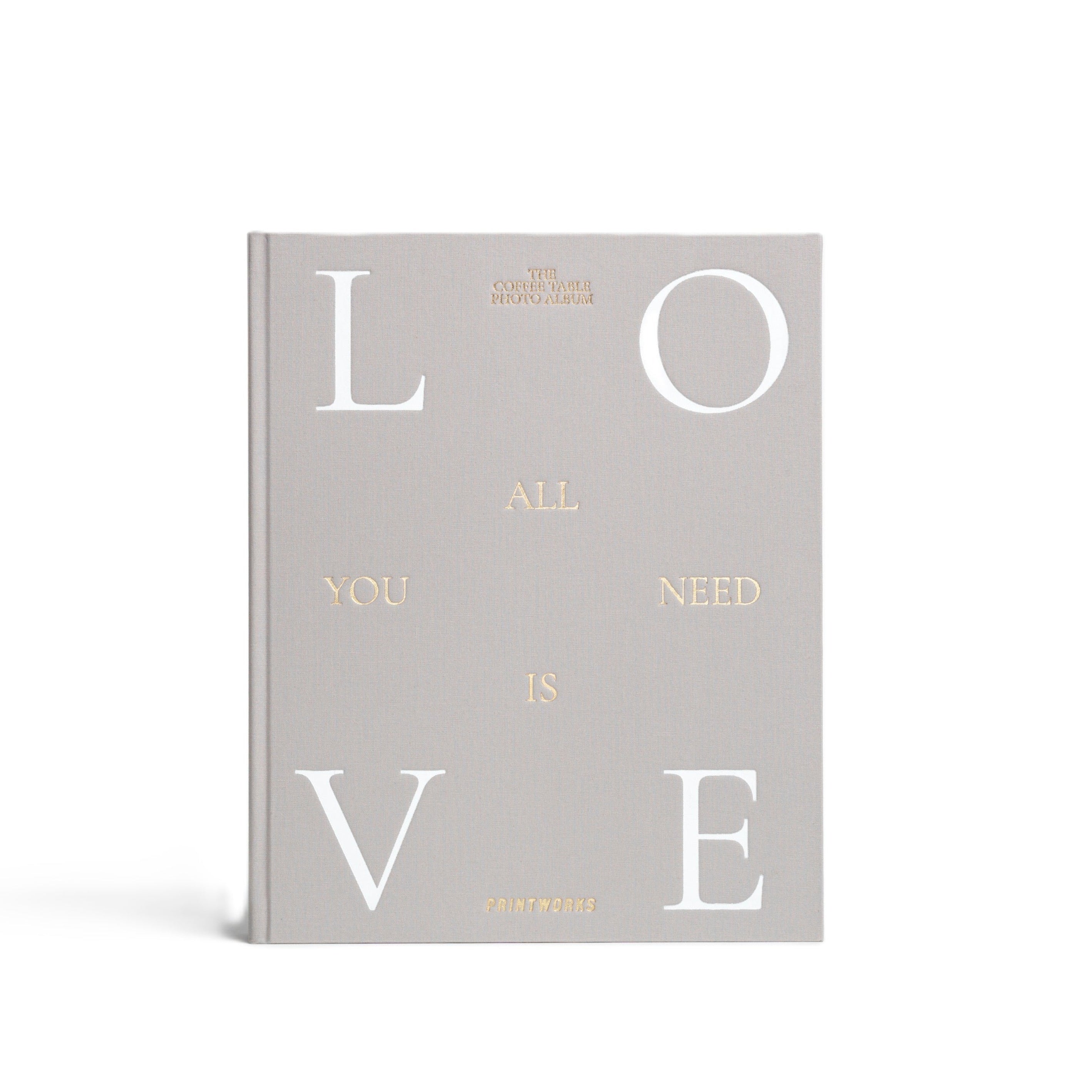 ALL YOU NEED IS LOVE Photo Album Beige