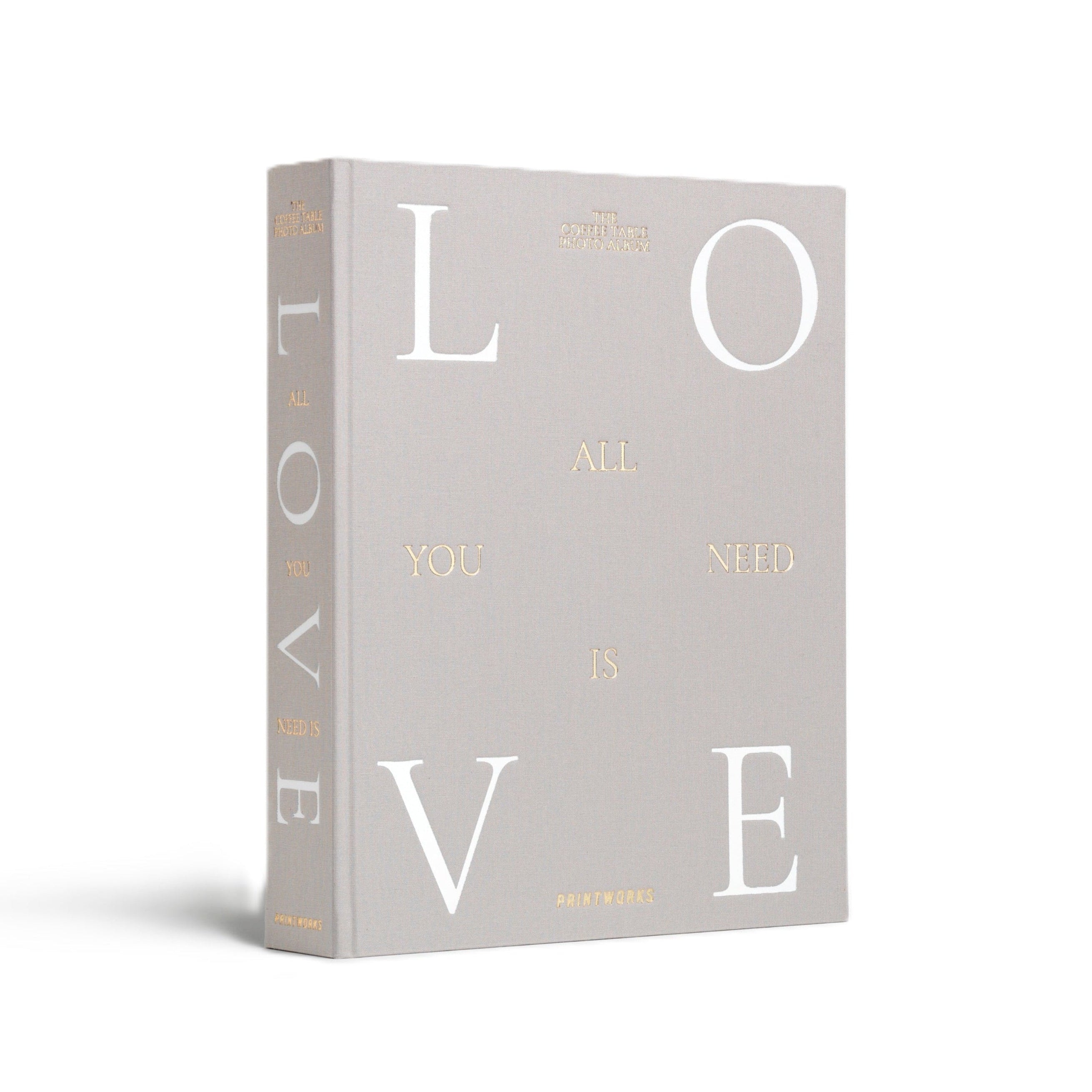 ALL YOU NEED IS LOVE Photo Album Beige