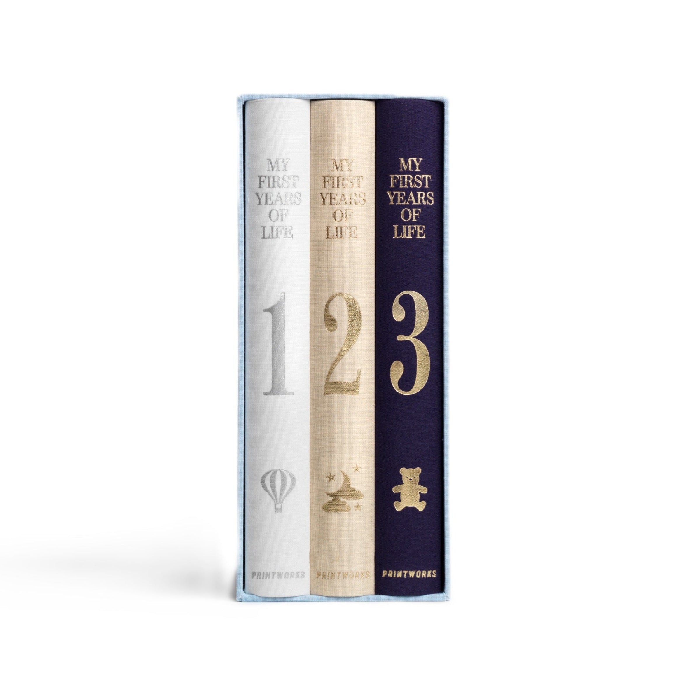 Fotoalbum-Set MEINER ERSTEN 3 JAHRE DES LEBENS blau