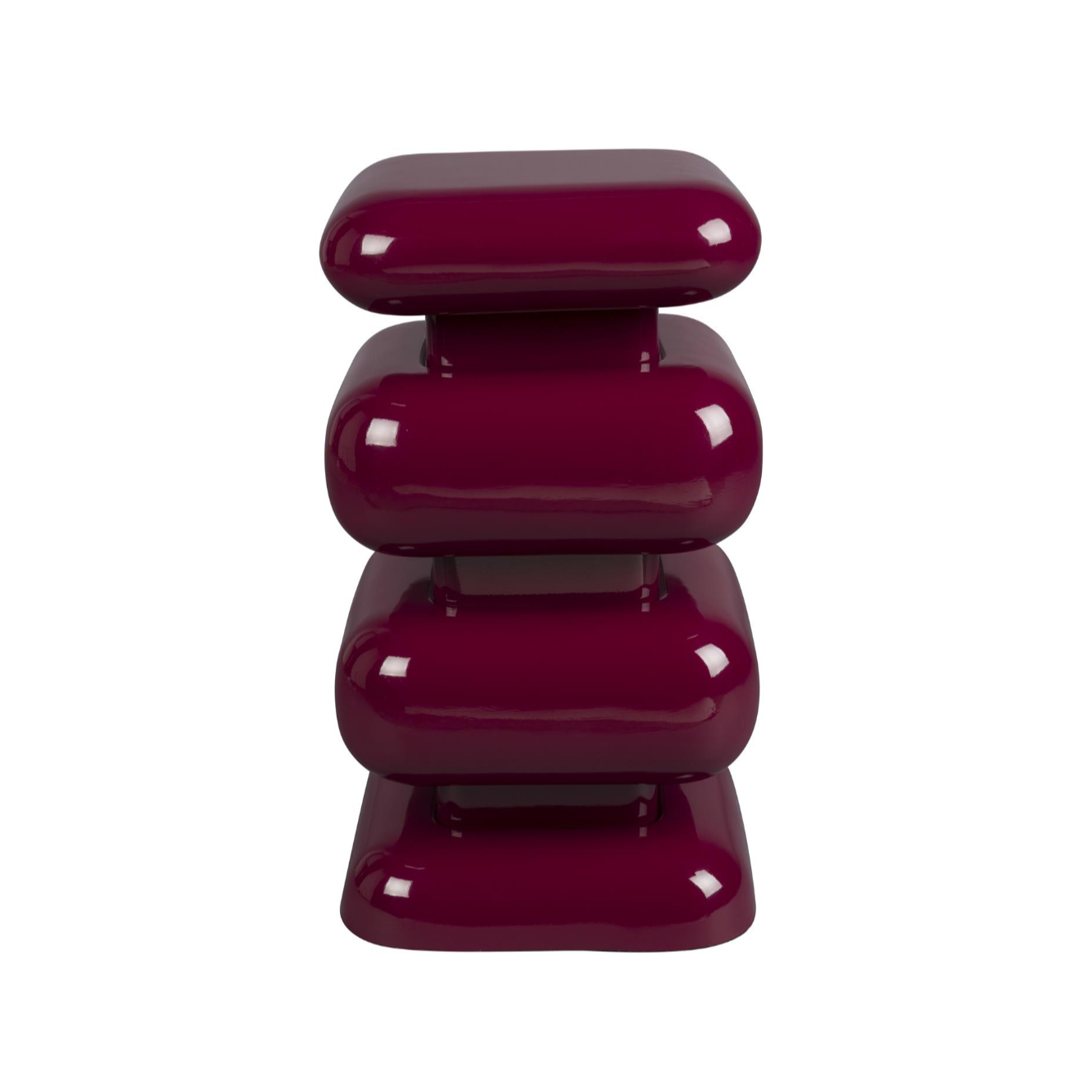 Beistelltisch STUBBY bordeaux