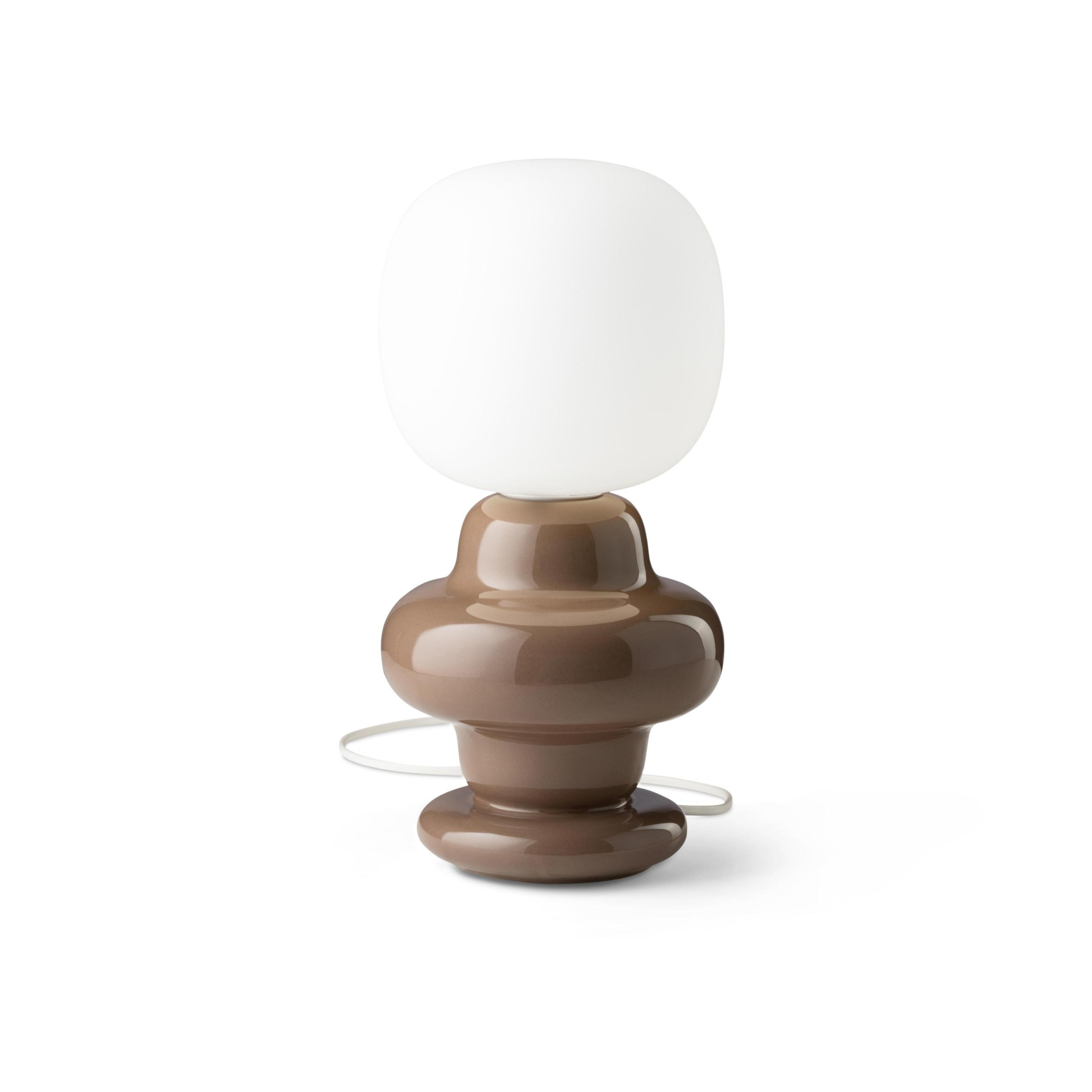COPACABANA mocha ceramic table lamp