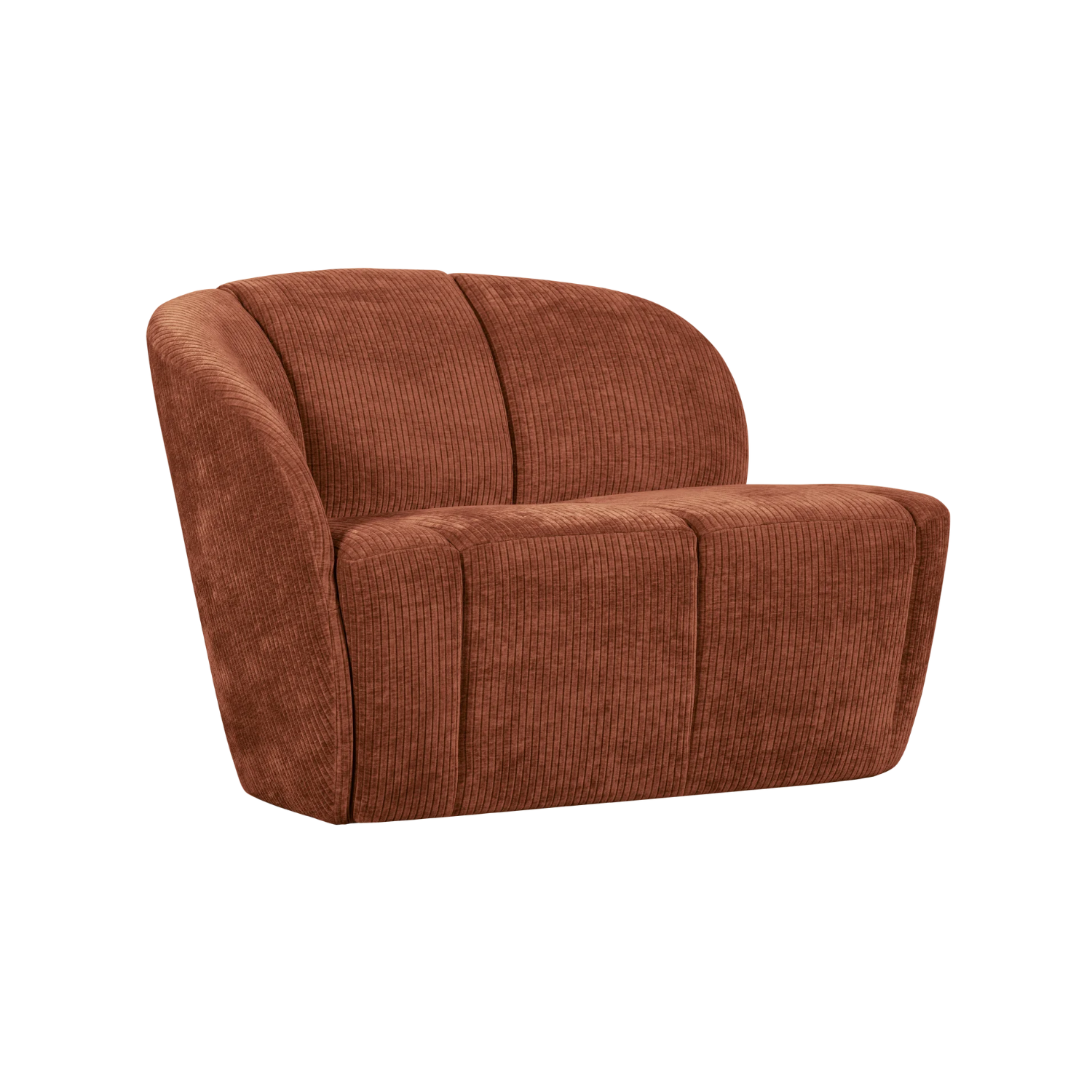 Zweisitzersofa MOJO aus braunem Cord