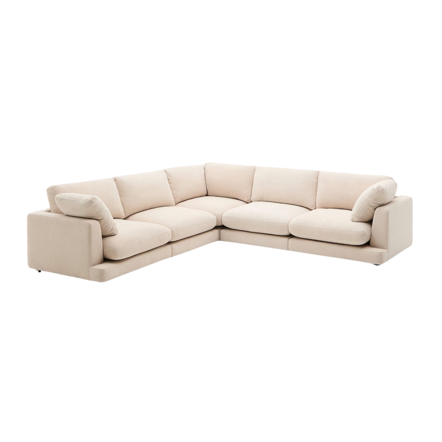 Ecksofa GALA beige Chenille