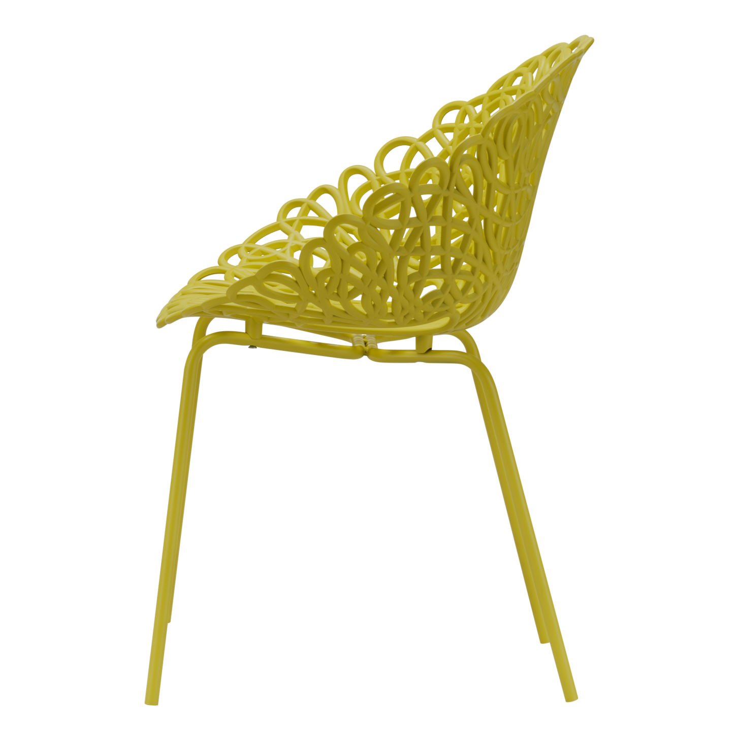 BACANA yellow garden chair set