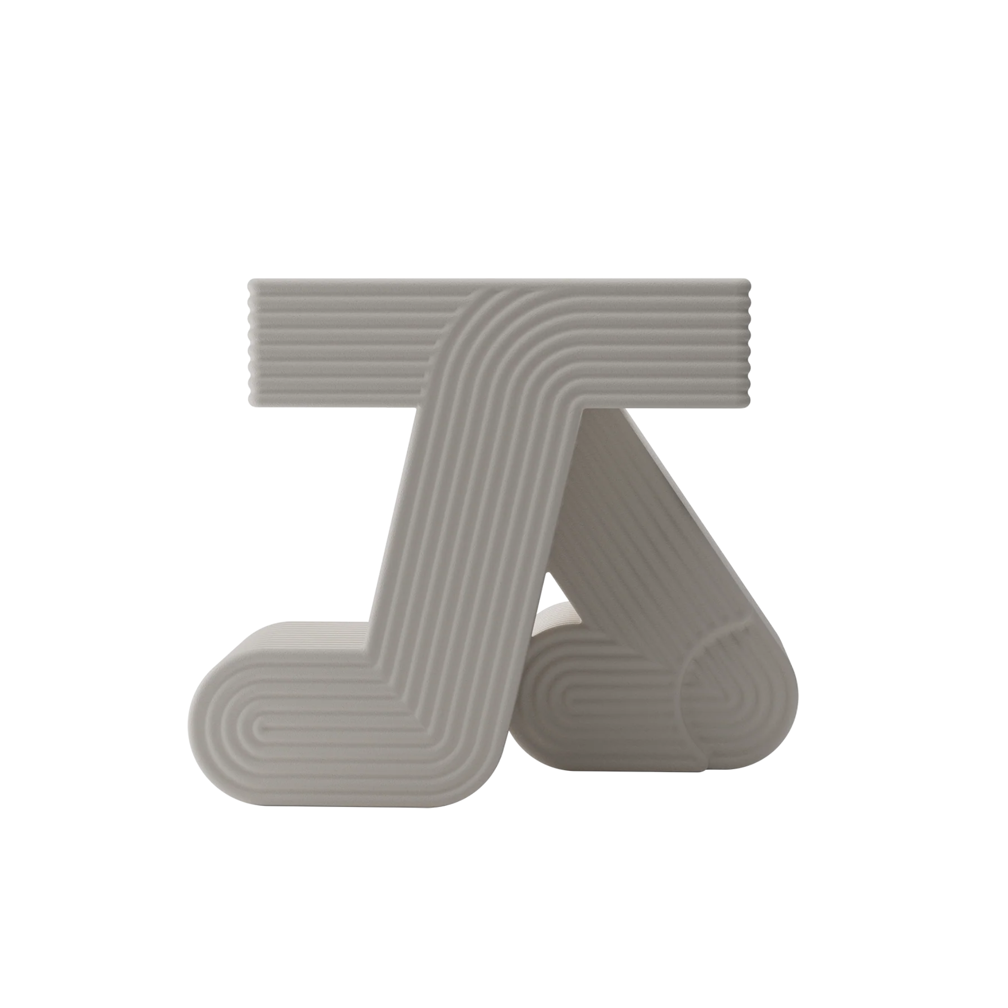 Beige tuin bijzettafel WALKING