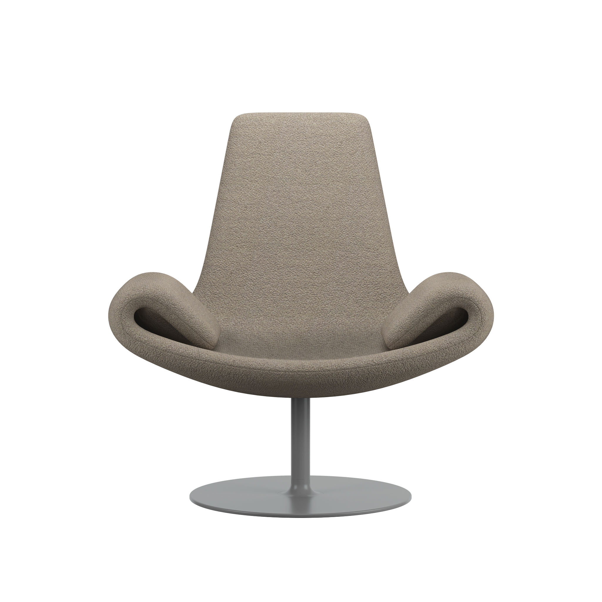WING Armchair gray-beige