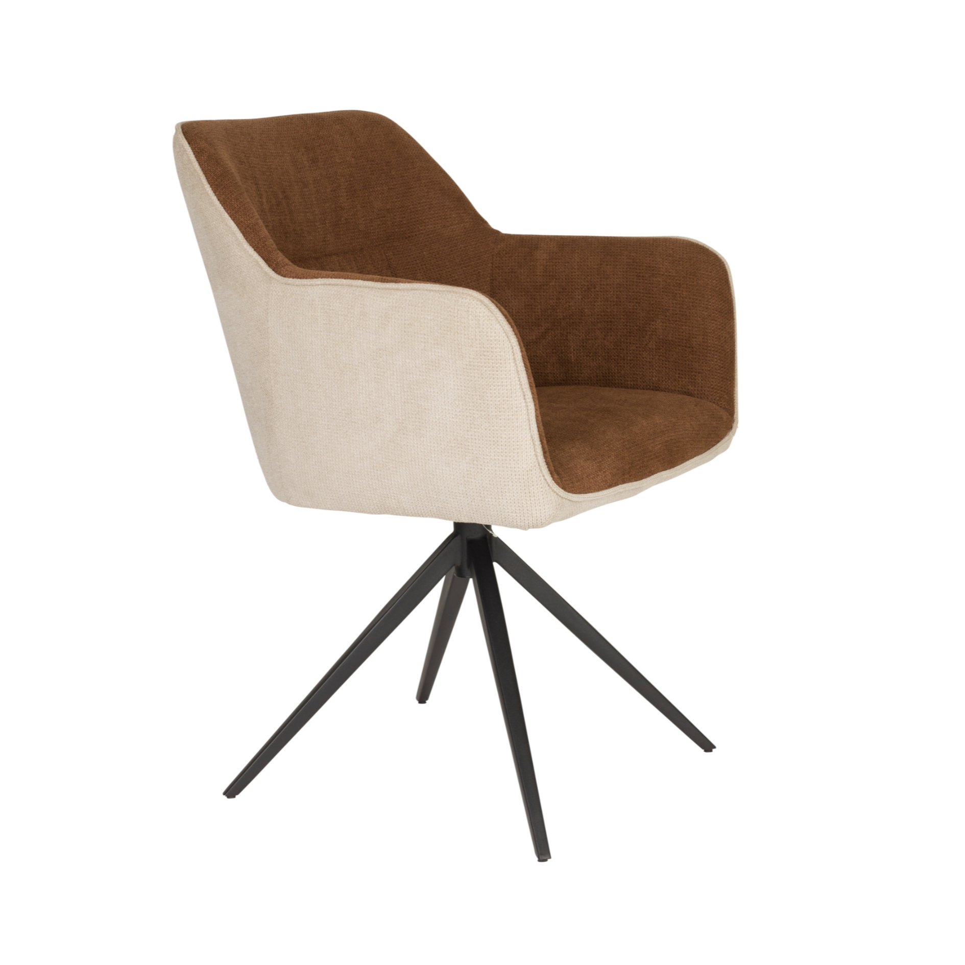 Stuhl DALEY braun mit beige