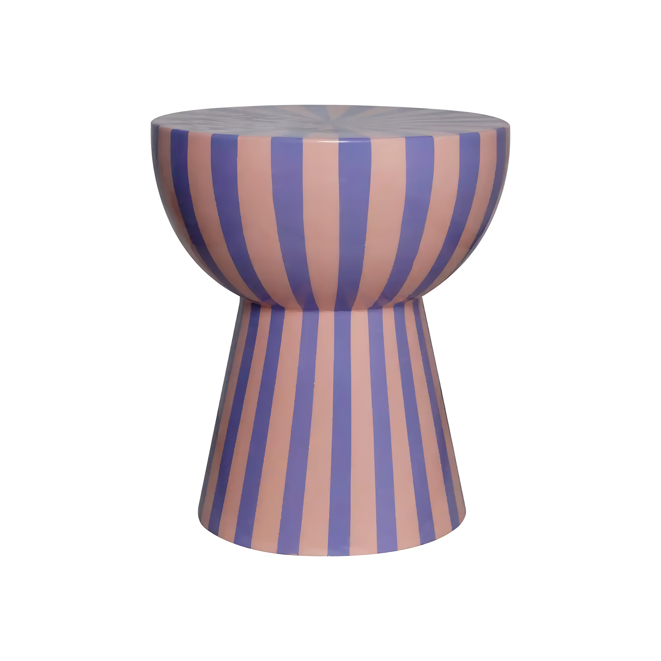 VALERIA Side Table Pink-Purple Stripes