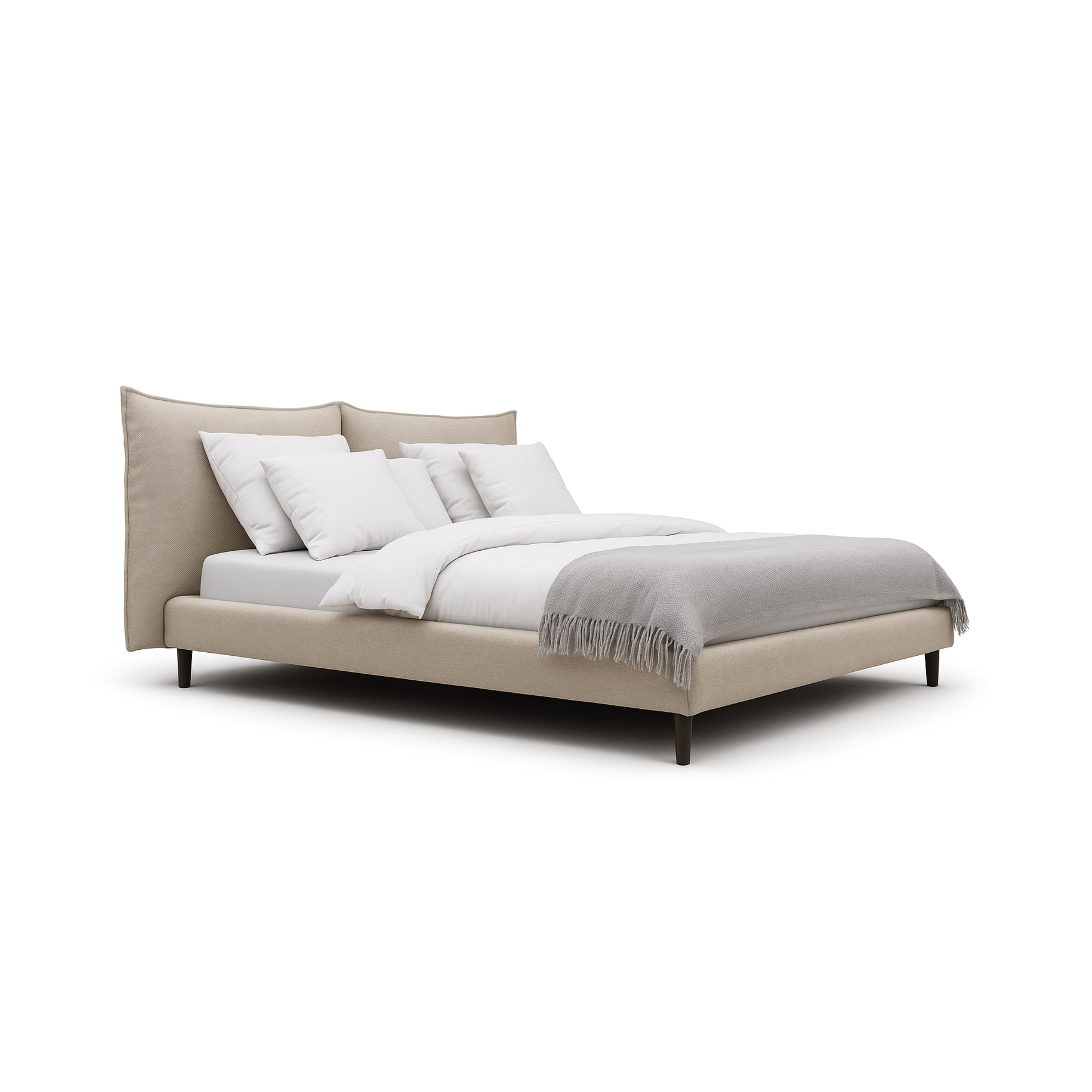 JOY bed in TISSO 04 fabric