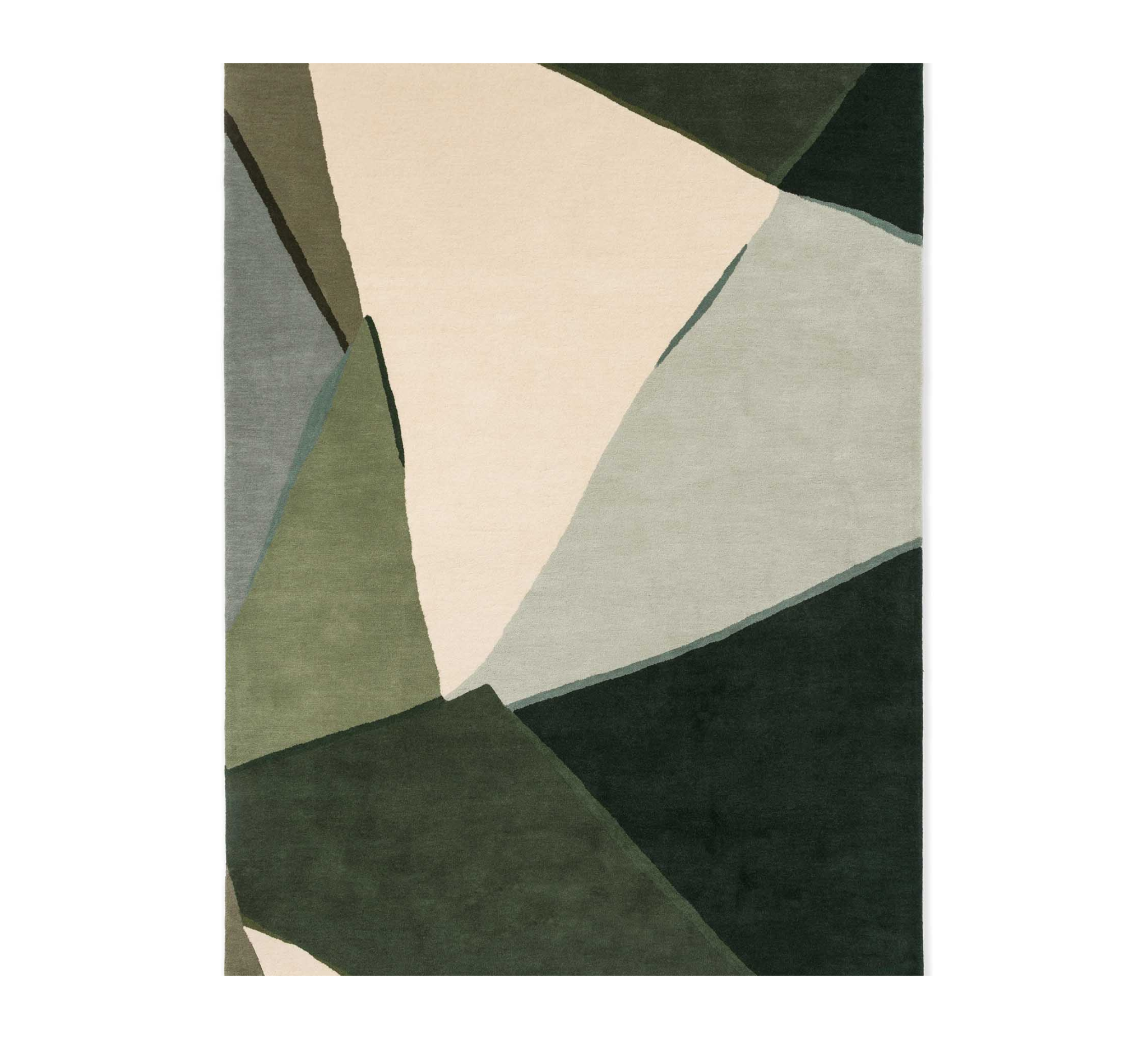 Vloerkleed SUMI REFLECT FERN PISTACHIO beige-groen