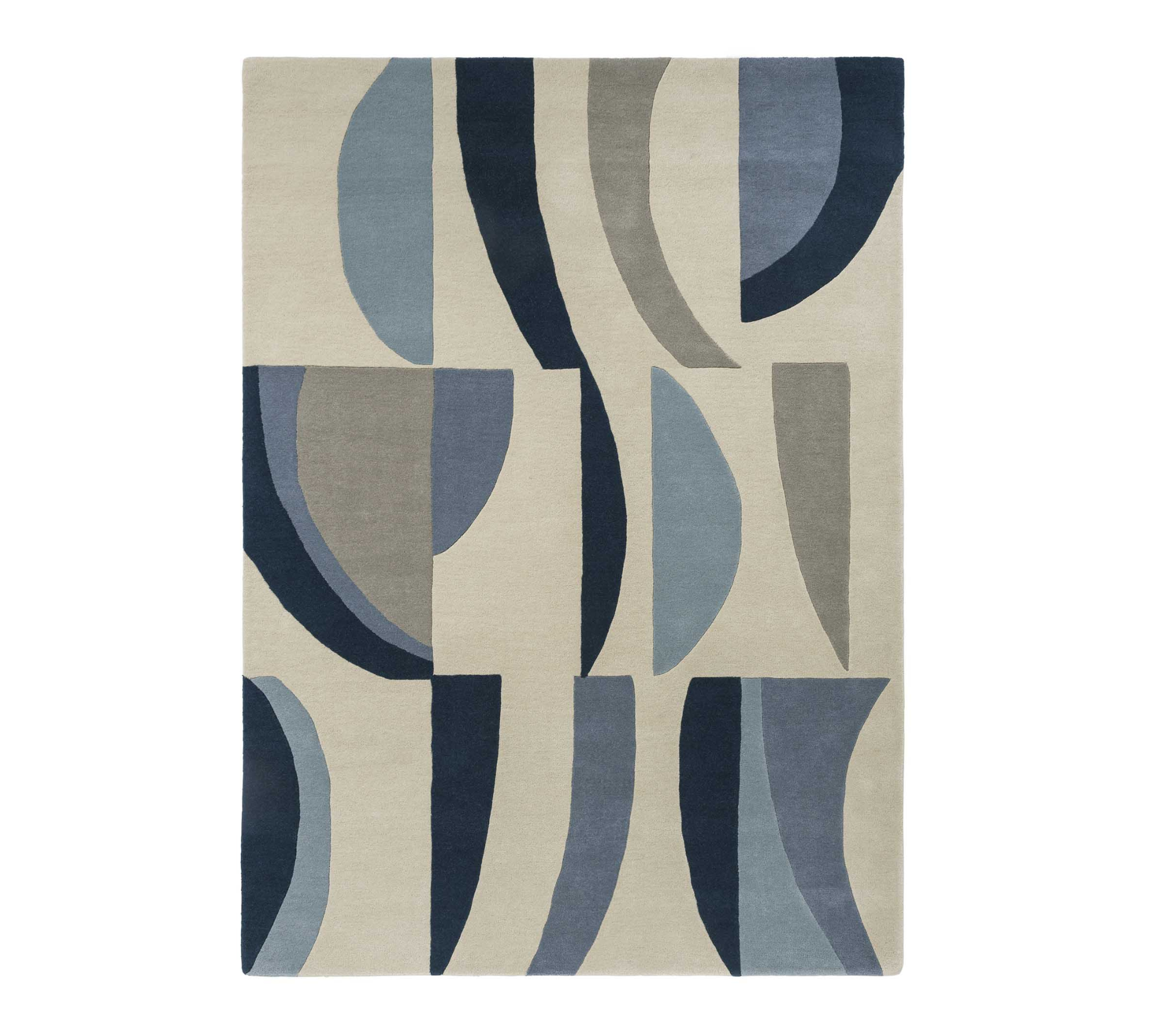 TORILLO SKY CORNFLOWER Teppich beige-blau