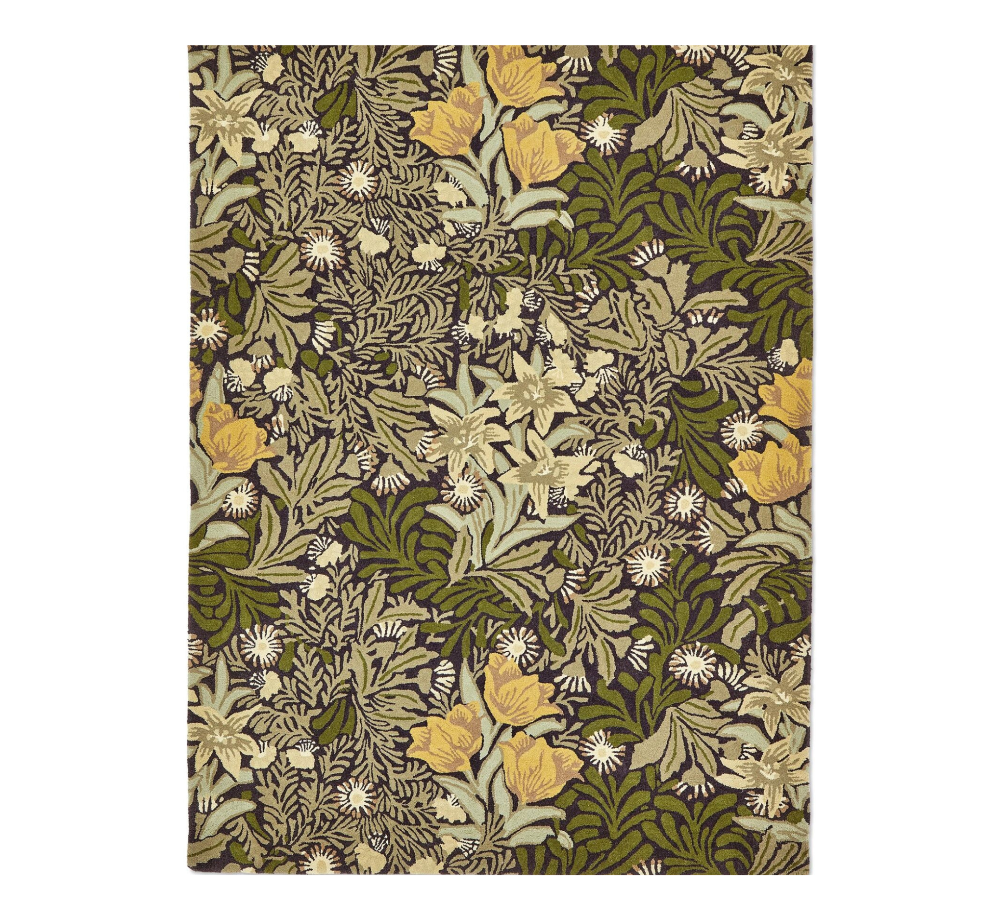 Tapijt MOREW - BOWER TWINING VINE groen