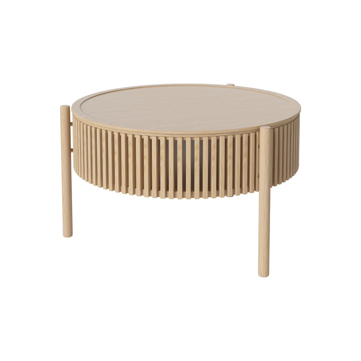 Koffietafel STORY gebleekt eikenhout