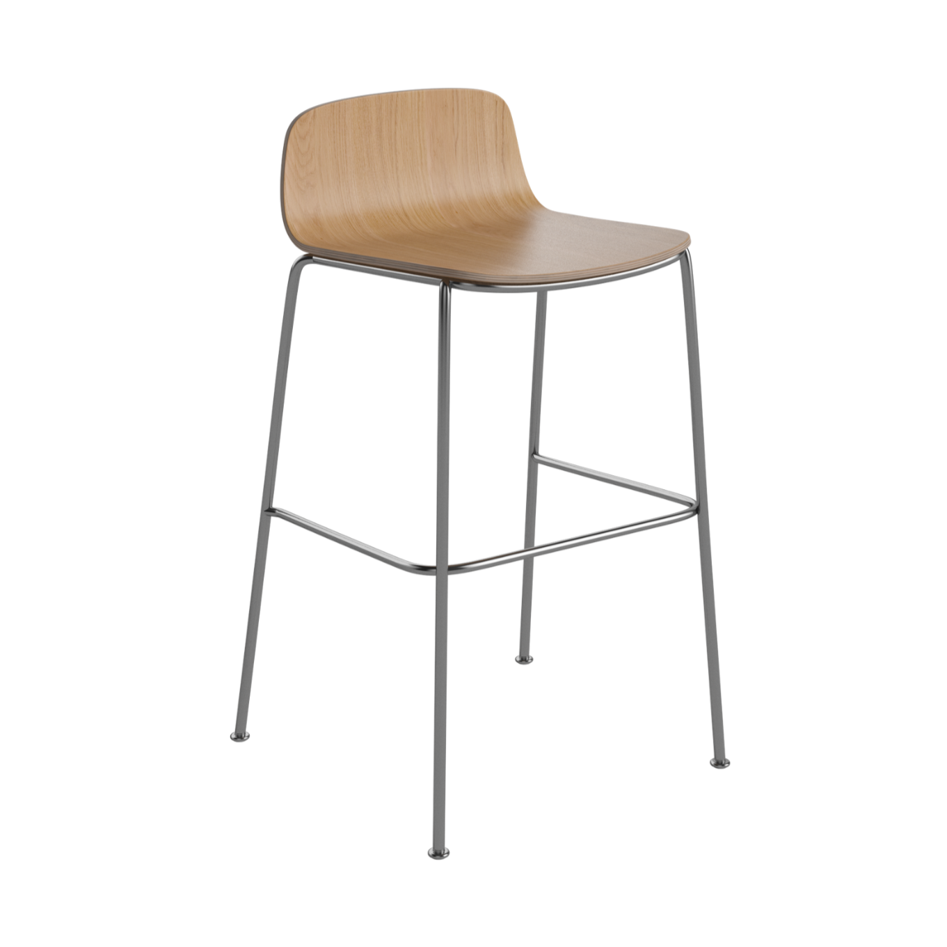 Palm -Hoker -Eichenfurnier mit einer Metallbasis